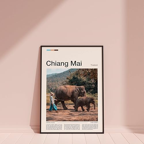 Miniatura 3 de Impresión de Chiang Mai, póster de Chiang Mai, arte de pared de Chiang Mai, impresión artística de Tailandia, foto de Chiang Mai #3