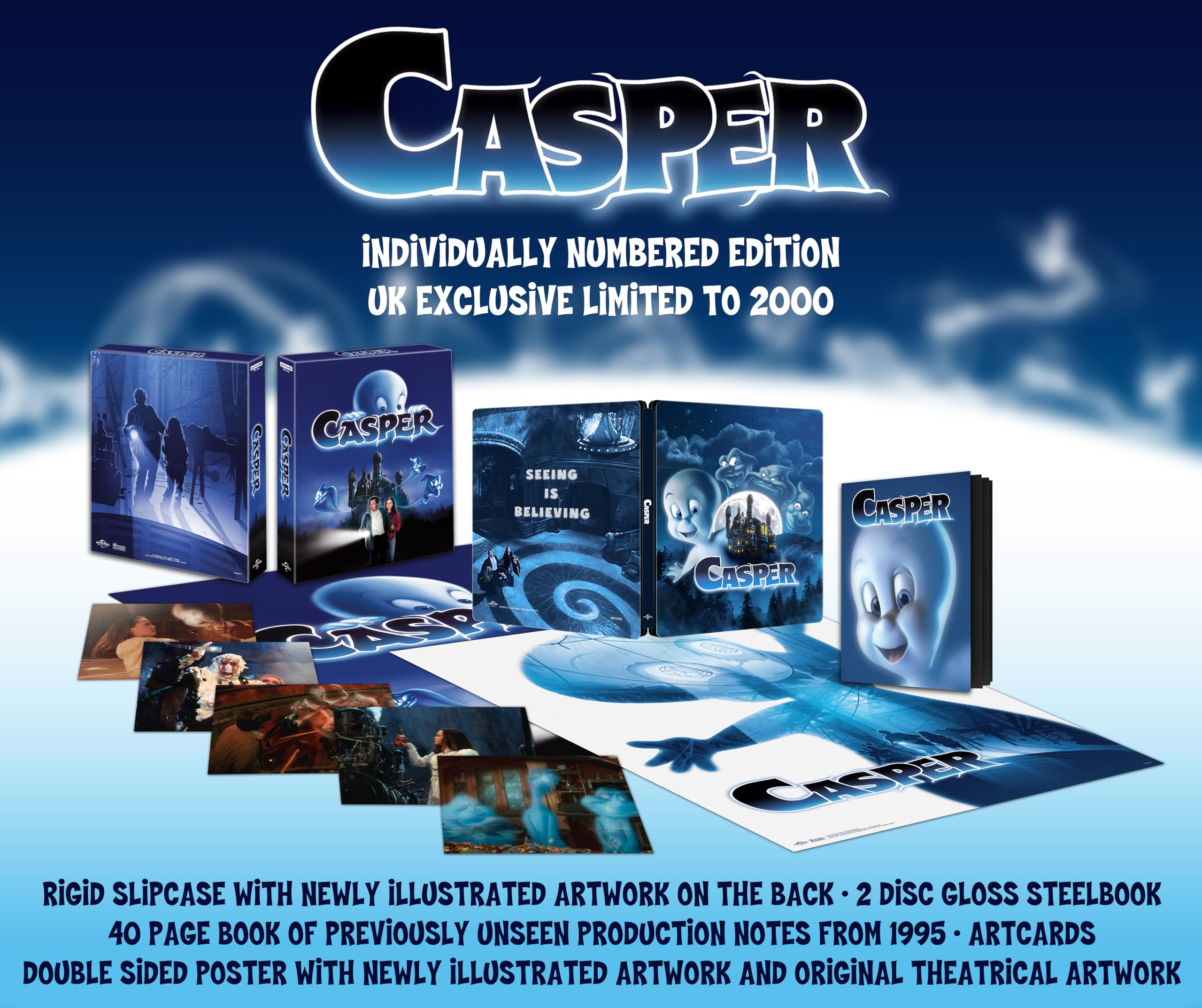 Casper 30th Anniversary [4K Ultra HD & Steelbook