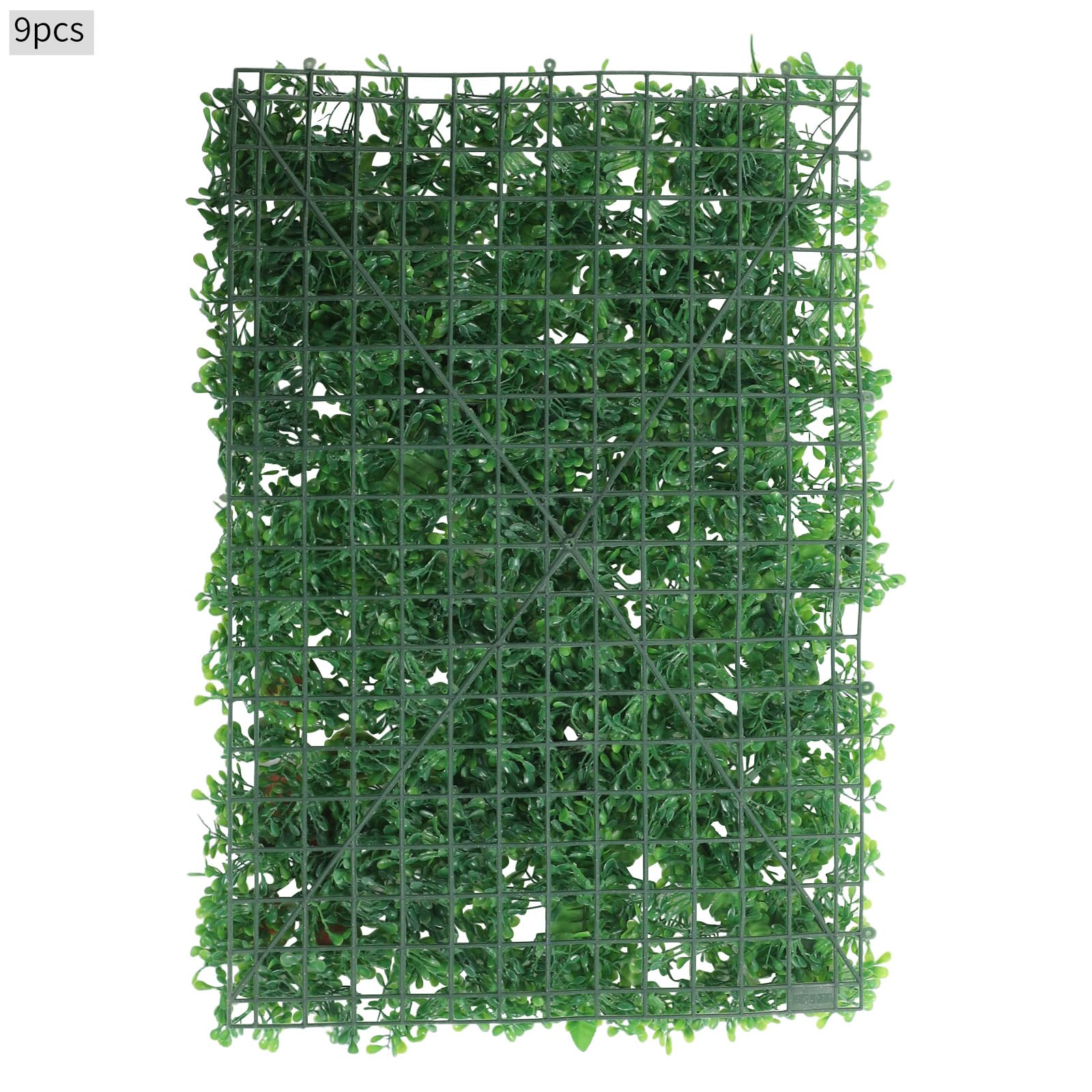 9 unidades de plantas artísticas para césped, decoración de pared, pared de