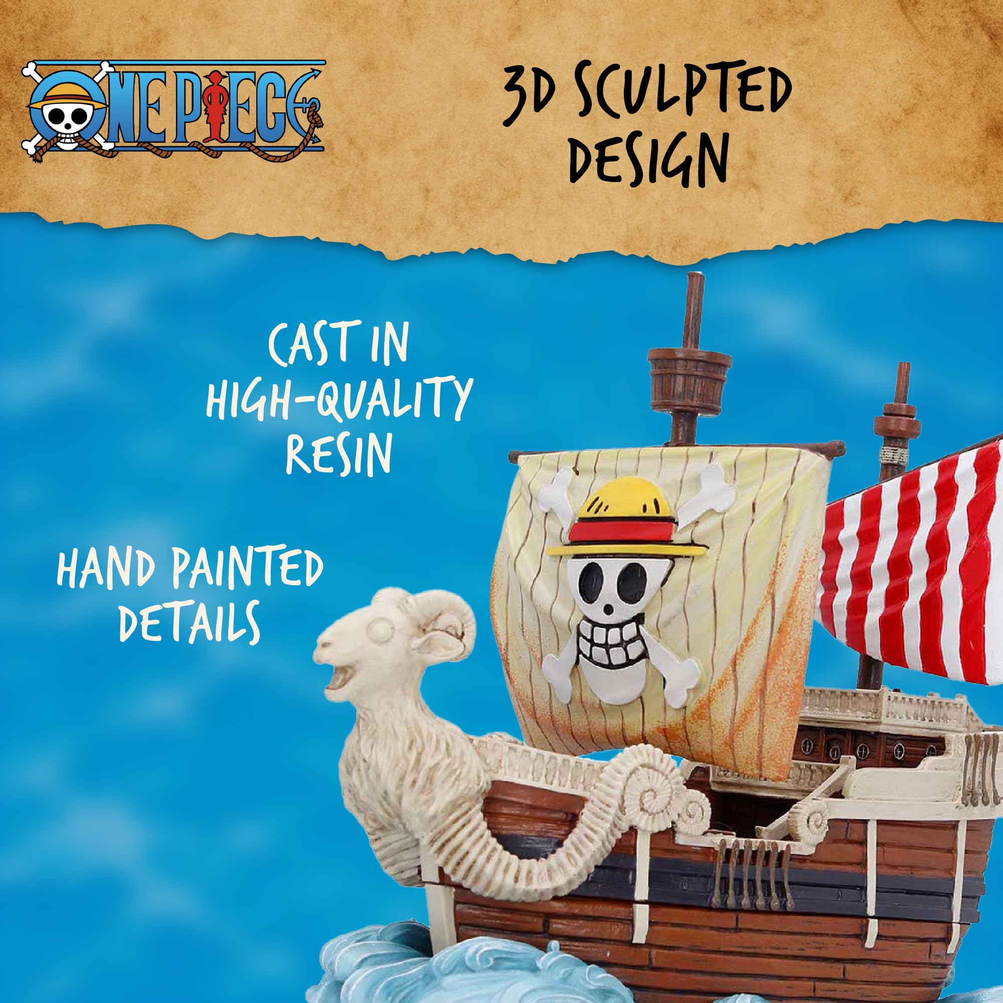 Nemesis Now One Piece Going Merry Storage Box 18.5cm - Official