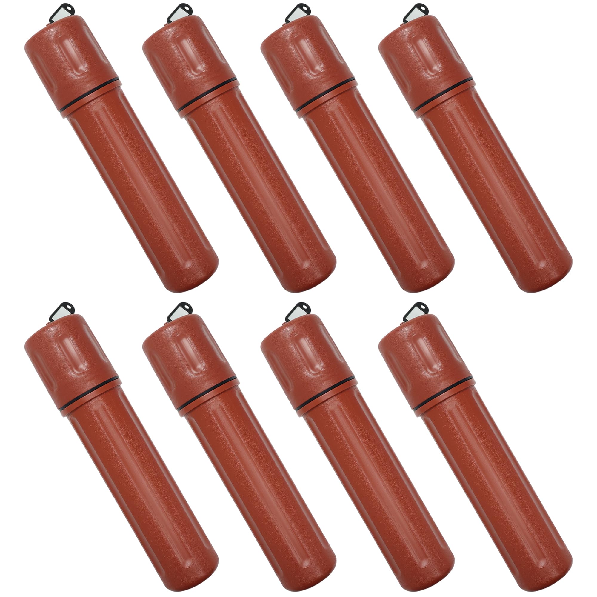 Blue Demon SMAW/Stick Welding Electrode Storage Tube, 3” x 14”, waterproof, airtight, 8 Pack, Brown