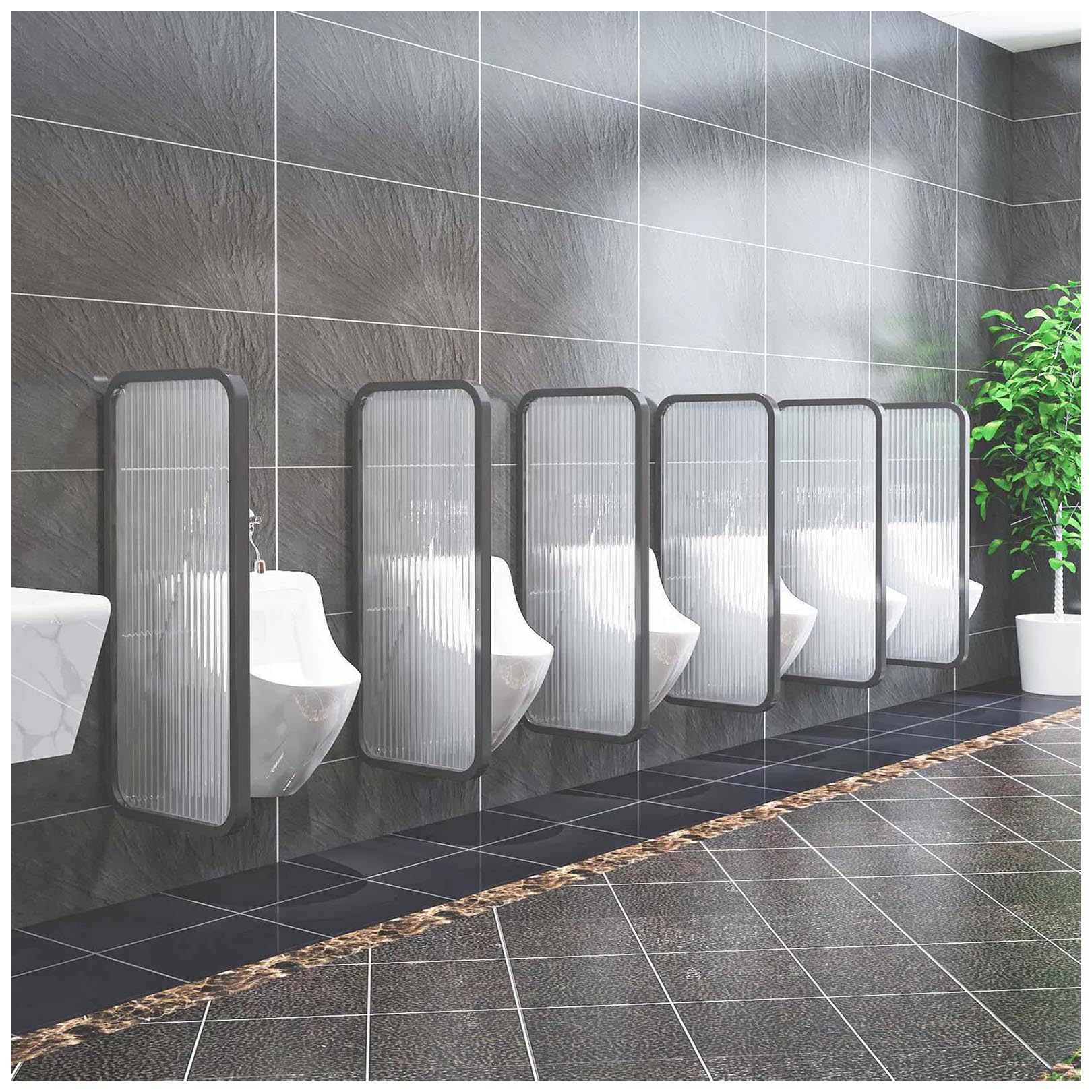 Cloison de séparation de toilettes pour centres commerciaux et restaurants modernes