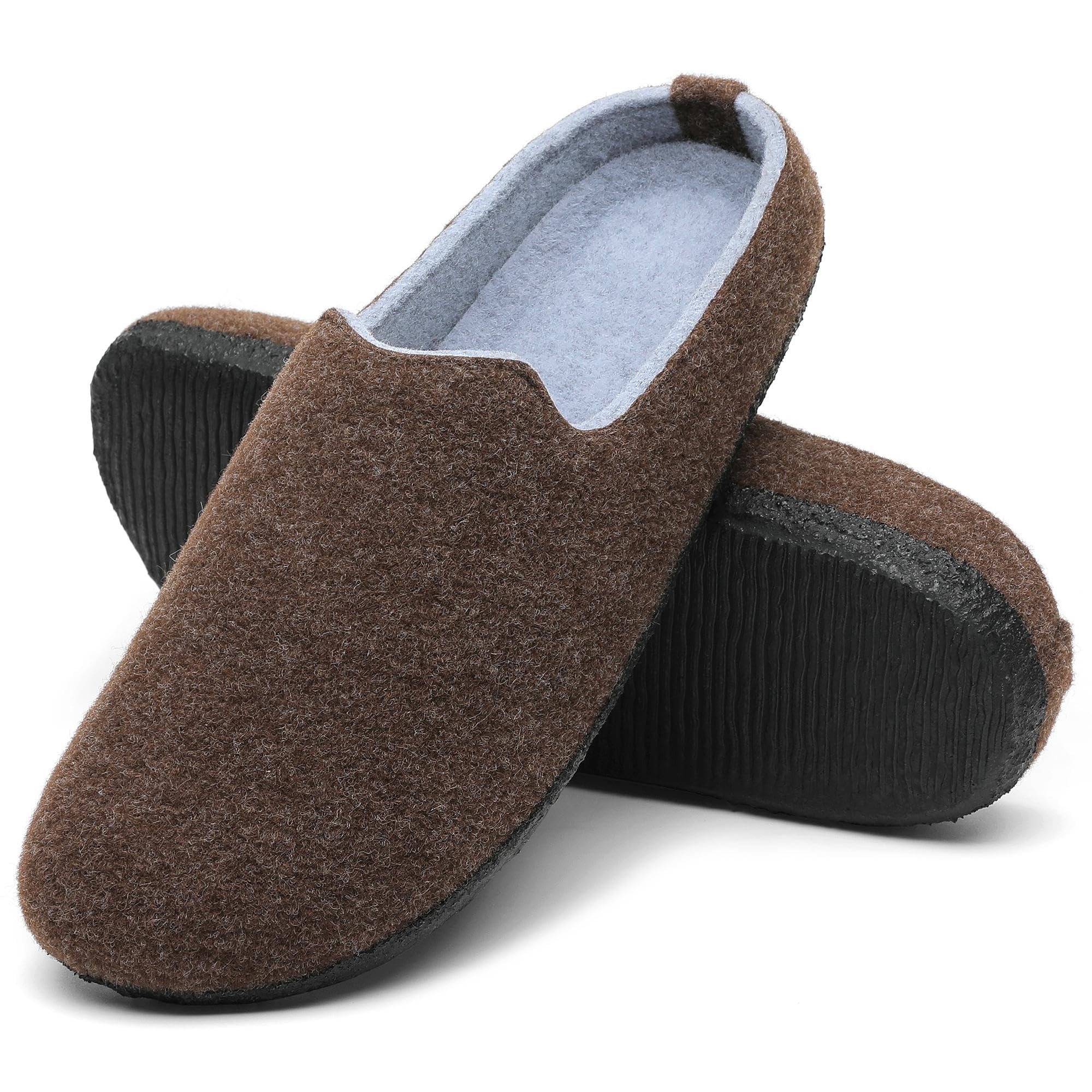 Mishansha Pantofole Feltro Invernali Ciabatte Casa Comode Scarpe da Casa per Uomo Donna Gr.36-48