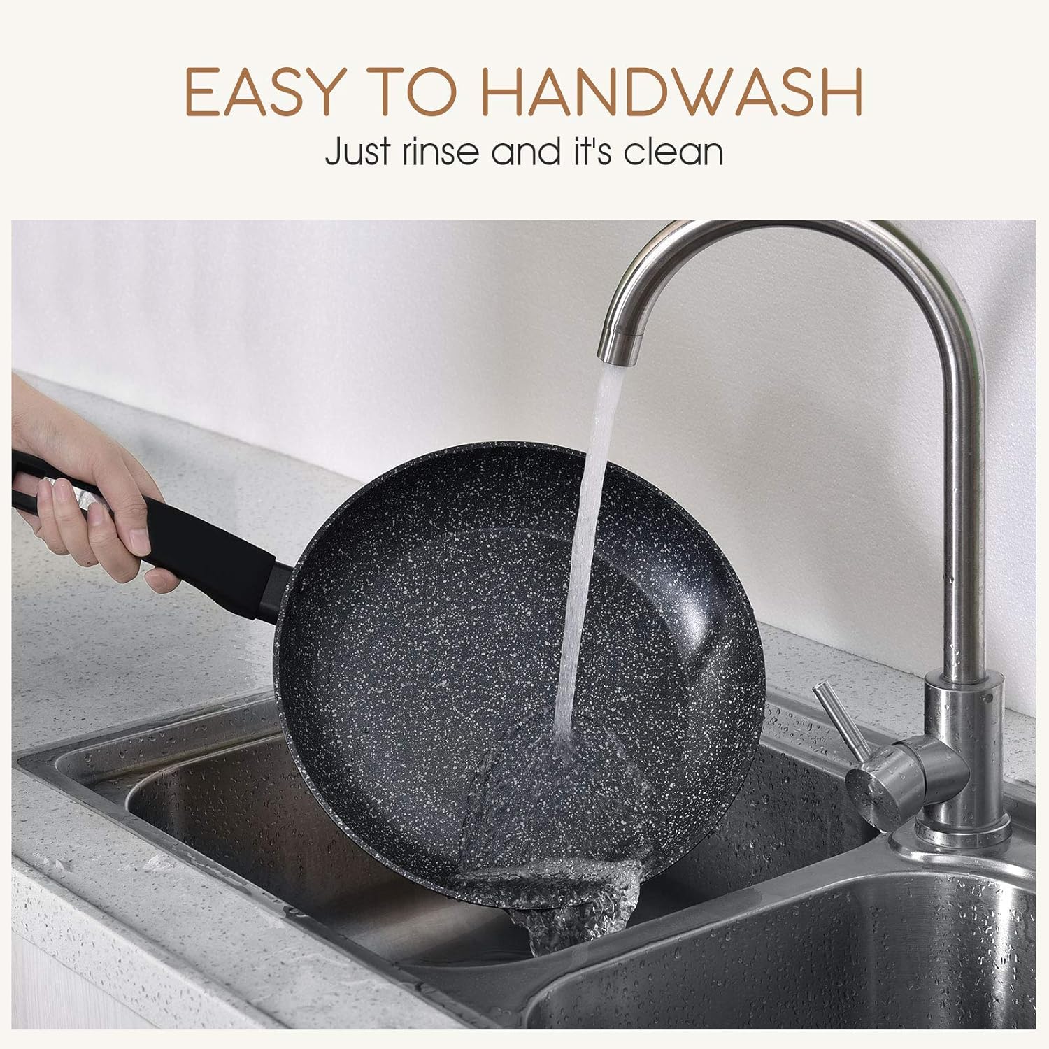 Get Cheap Price Nonstick Frying Pan with Lid (12''+11'') Tech Deals 🔥 Nonstick Frying Pan with Lid (12''+11'')