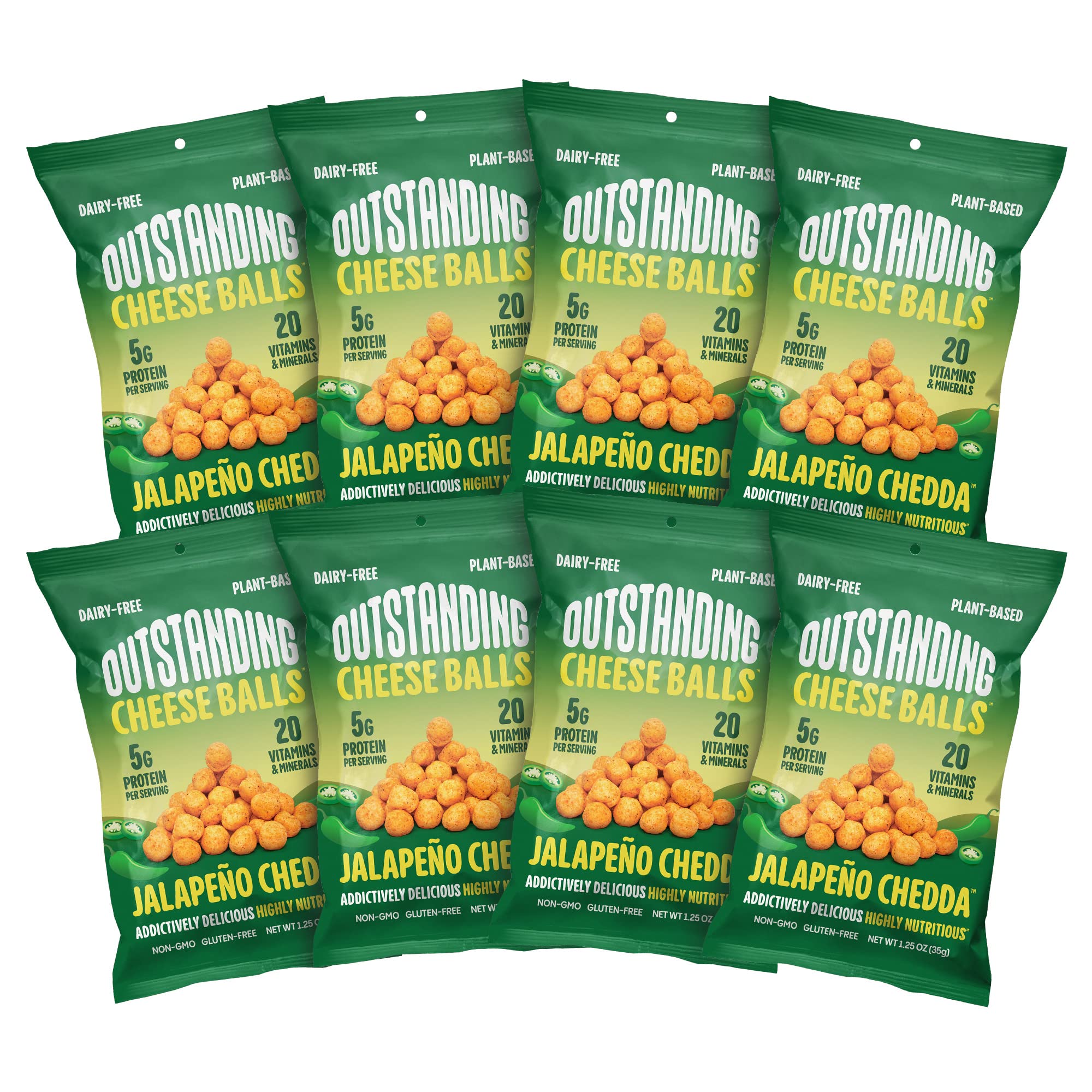 Buy Outstanding Foods Outstanding Cheese Balls Jalapeno Chedda Based
