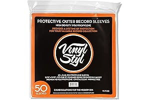 Vinyl Styl 12" Outer Record Sleeves - Crystal Clear