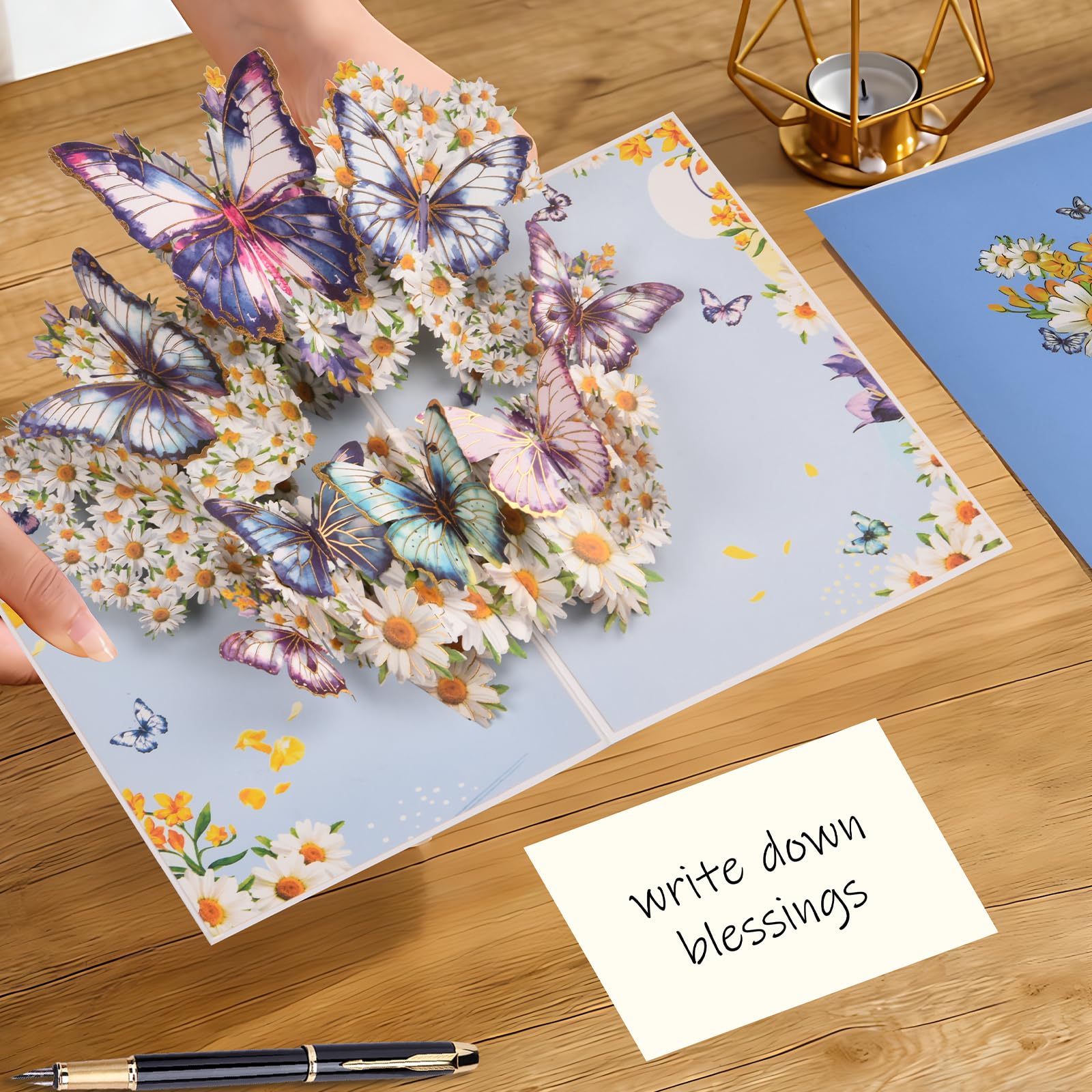 Cartes de vœux pop-up 3D pour femme – Cadeau attentionné pour maman, épouse, petite amie, sœur, fille, amie | Pour anniversaire, remerciement, Saint-Valentin, Noël, fête des mères « Thinking of You