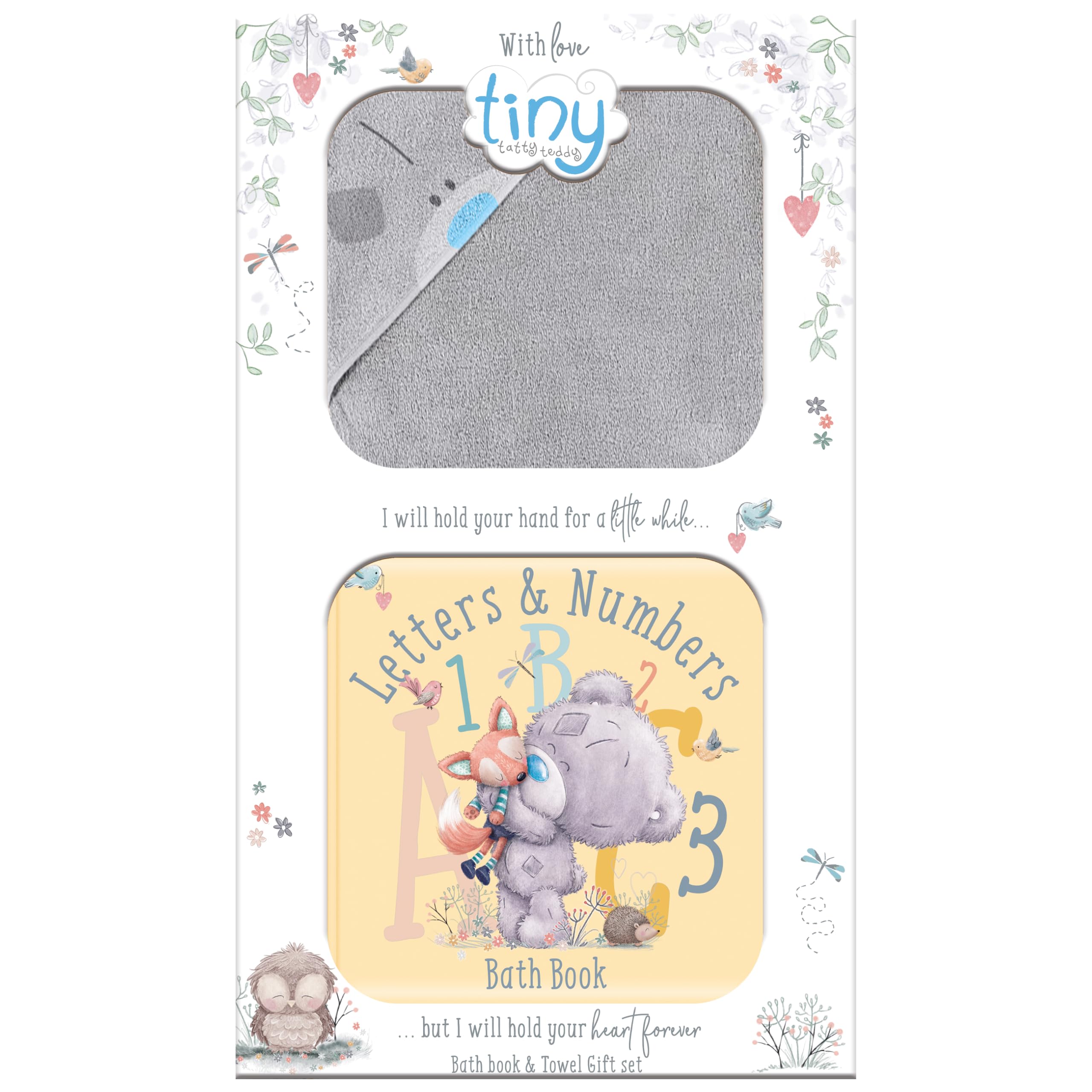 Me To You Tiny Tatty Teddy Hooded Bath Towel and Bath Book Gift Set - Official Collection