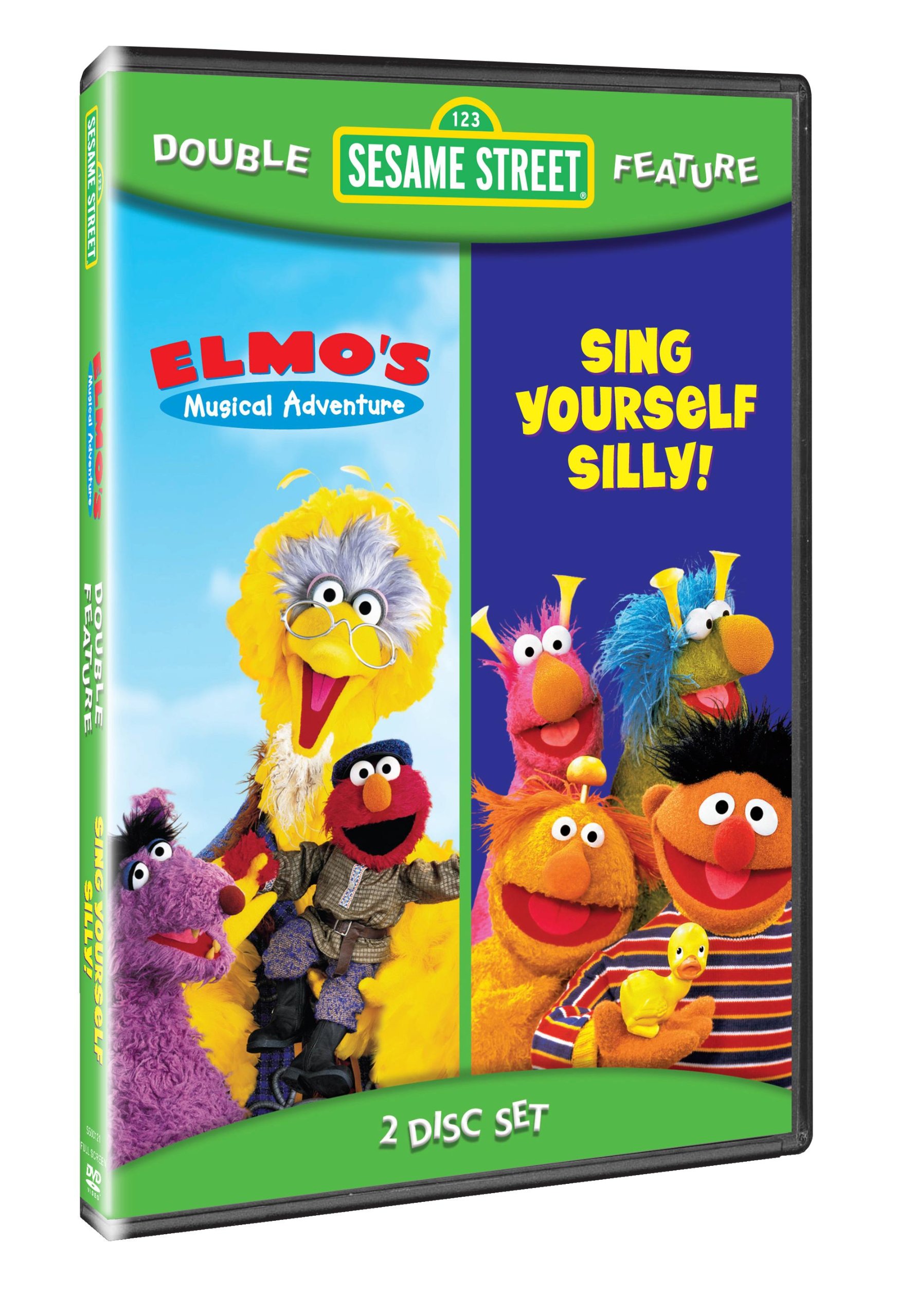 Sesame Street Double Feature: Elmo's Musical Adventure / Sing Yourself Silly! [DVD] [DVD]