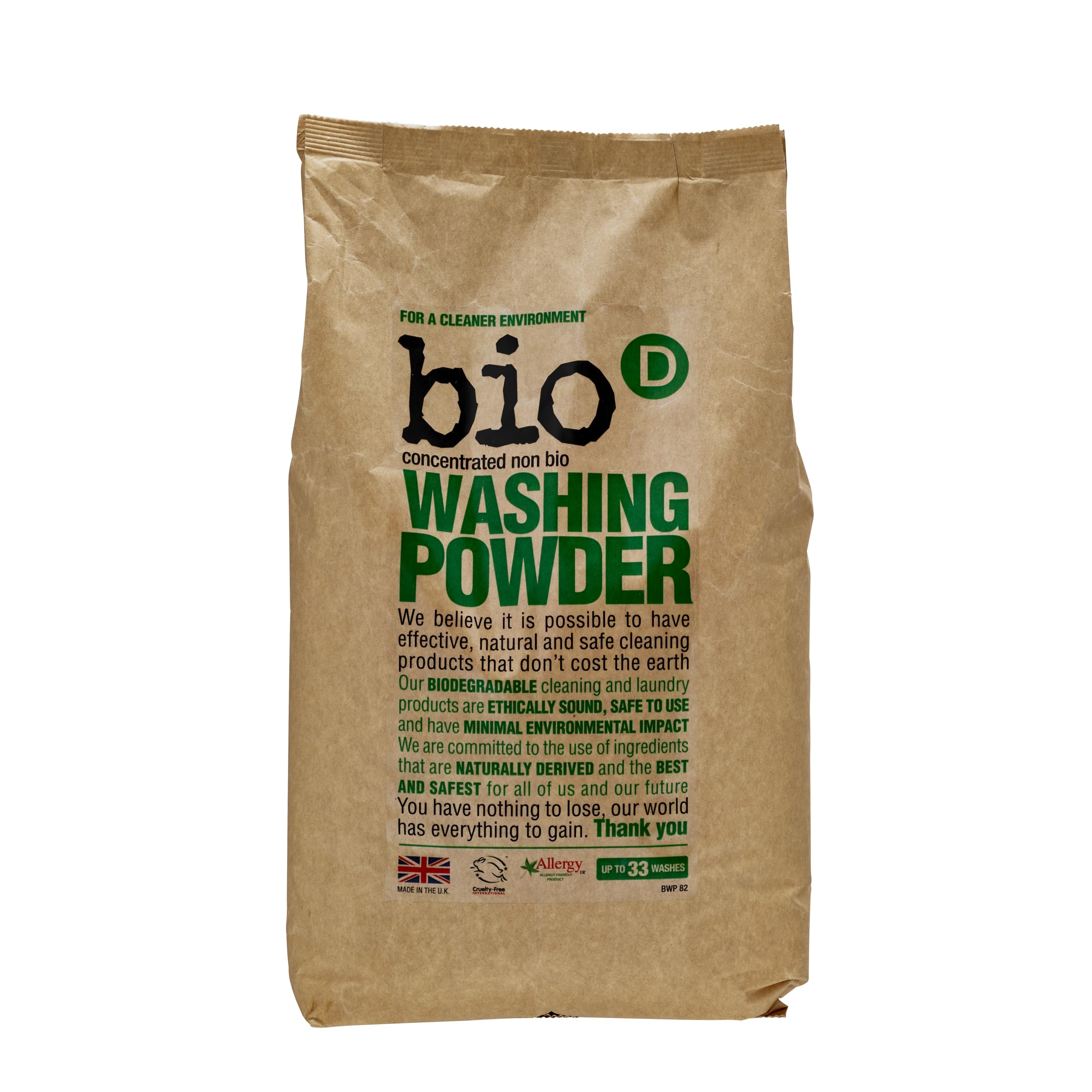 Bio-d Washing Powder 2 kg (Pack of 2