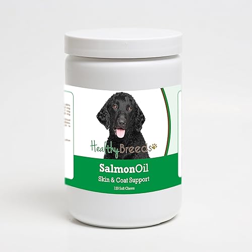 Miniatura 7 de Healthy Breeds Golden Retriever - Aceite de salmón masticable suave, 90