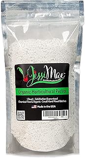 Jessi Mae - Organic Horticultural Perlite - Neutral Grit and Soil Amendment for Plant Drainage - Promotes Aeration, Water ...