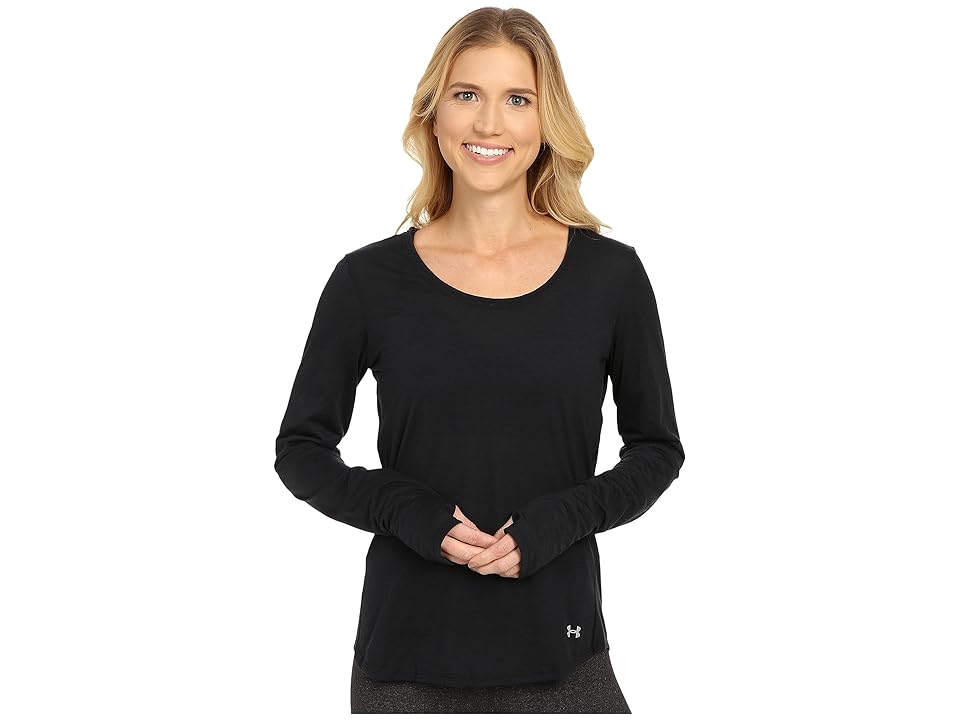 

Under Armour Streaker Long Sleeve Shirt (Black/Reflective) Women's Workout
