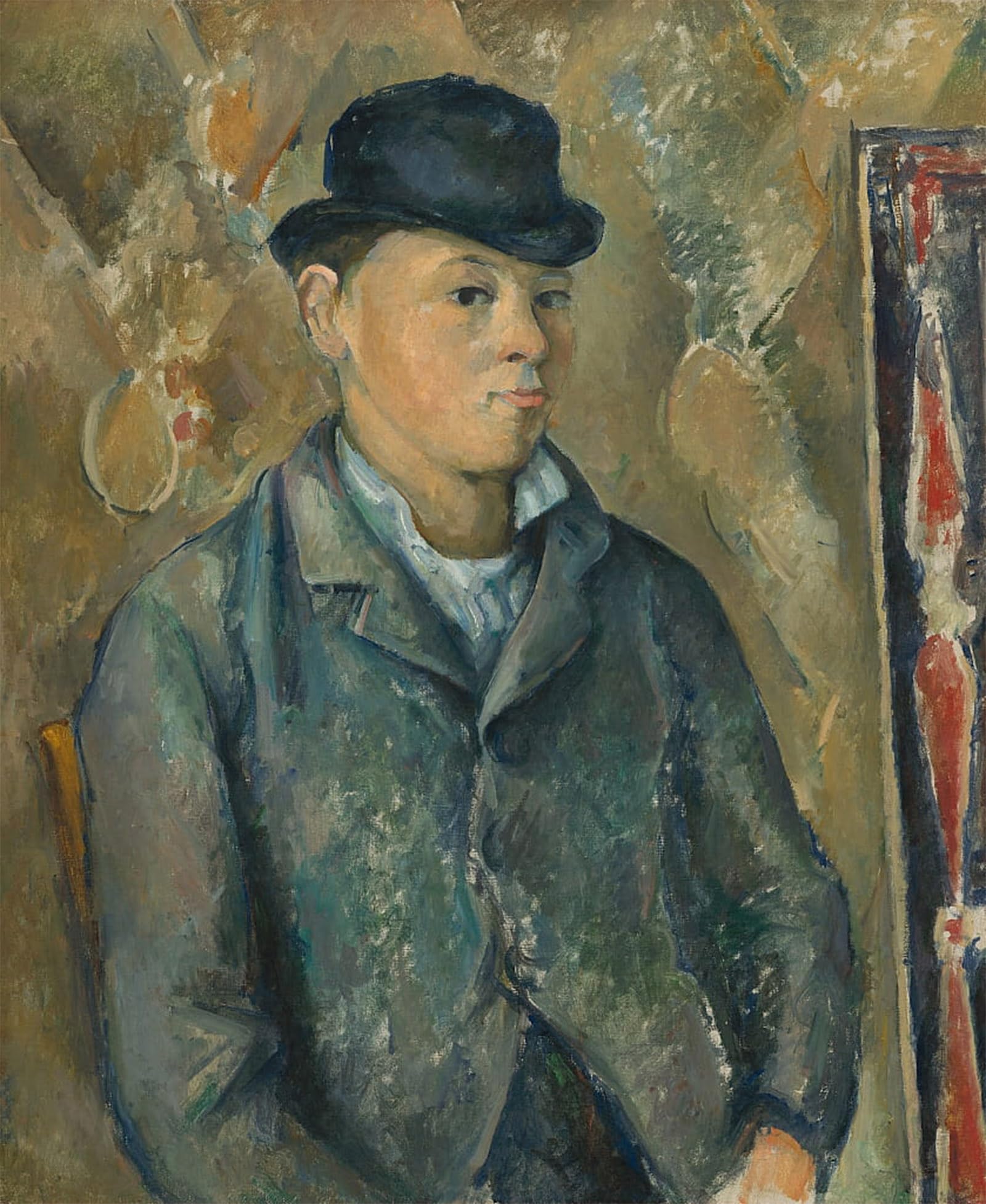 POSTERIIk Famous Modern Artwork Art Mural the Artist's Son Paul by Paul Cézanne Oil Paintings Pictures for Home Decor 60x90cm