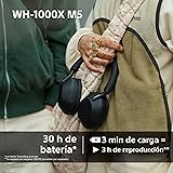 Sony WH-1000XM5 Hard Case Premium Noise Cancelling Wireless Over-Ear Headphones, Bluetooth, Clear Call Quality, Hi-Res Audio, Up to 30hr Battery Life, Includes Hard Case, iOS & Android - Black - 6