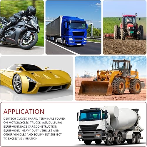 Vista 7 de Deutsch Crimper, knoweasy 4 Way Indent, 8 Impression Closed Barrel Crimper con herramienta de engarce Deutsch para contactos Deutsch – Calibre 14