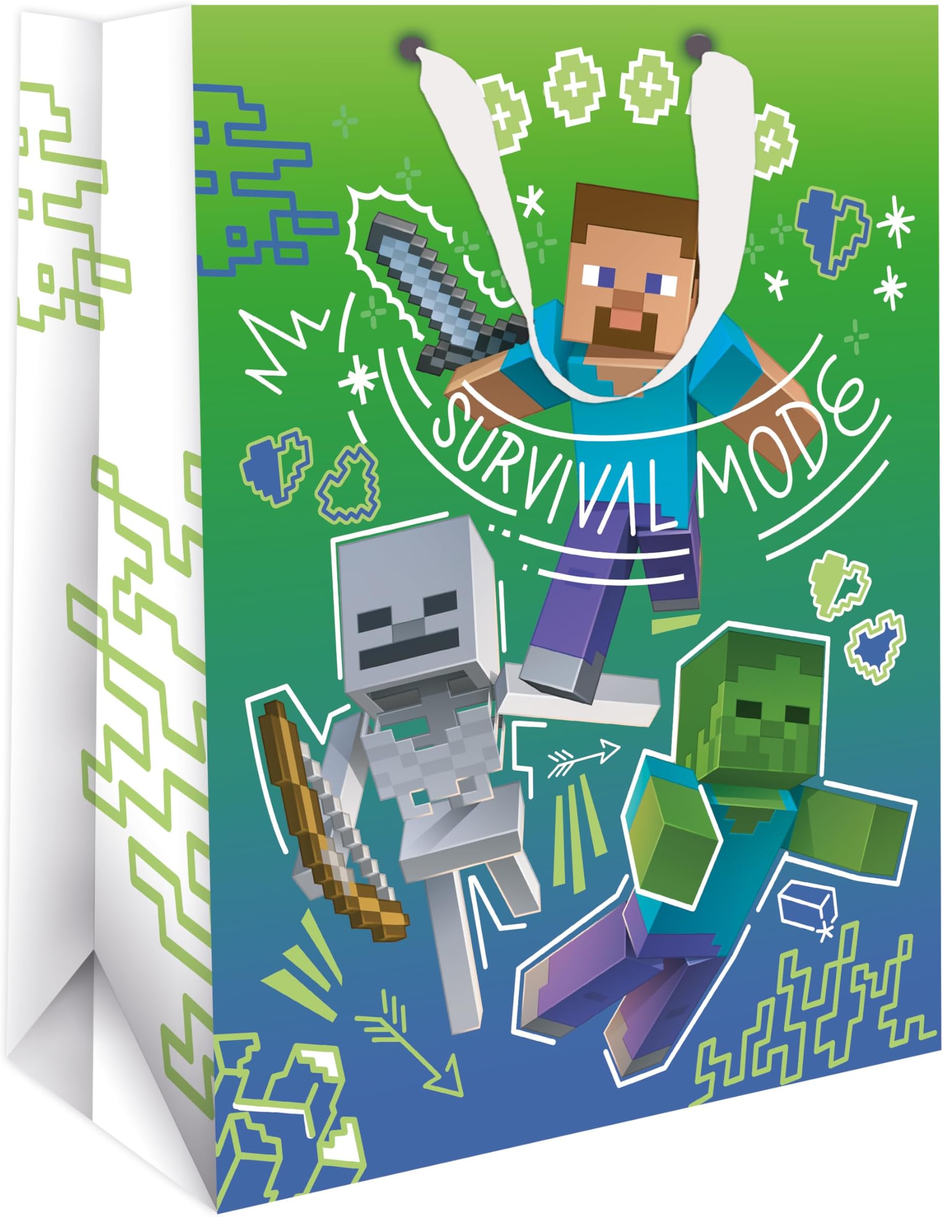 Minecraft Gift Bag multipack of 5 Gift bags/Party bags Minecraft themed ...