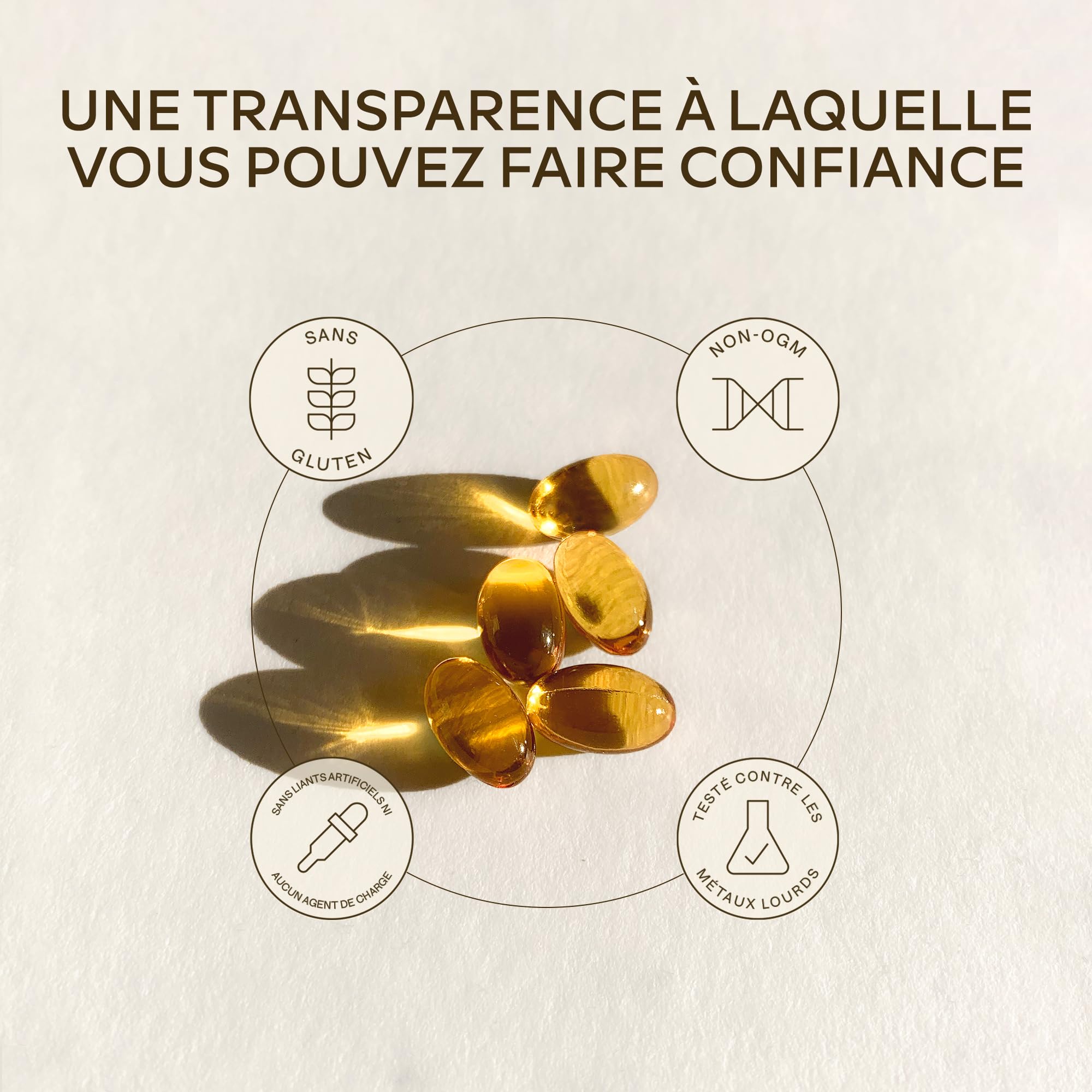 Vitamine D3 Naturelle Haute Concentration 5000 UI - Vitamine D avec Huile d’Olive Extra Vierge pour Absorption Optimale - Vitamines pour les Fonctions Osseuse, Musculaire, Immunitaire - 365 Gélules