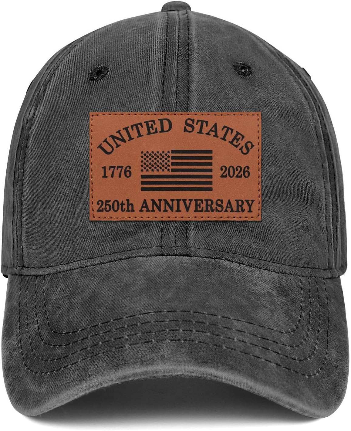 250 Anniversary USA Hat Baseball Cap for Men Women Leather Patch