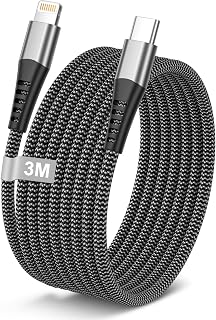 USB C Lightning Cable 3M [Apple MFi Certified], iPhone Charging Cable, Long USB C, Fast Charging Cable, iPhone Cable USB C to Lightning Charging Cable for iPhone 14 Pro Max / 14 Plus/13 Pro Max/12