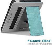 Vista 3 de CaseBot Funda con soporte para Kindle Oasis (10ª/9ª generación, versión 2019/2017) – Funda de piel sintética premium con ranura para tarjeta