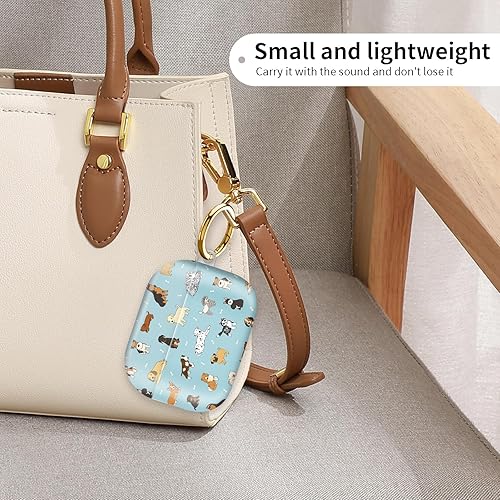 Miniatura 3 de Funda compatible con AirPod Pro de 21 generación, ligera y duradera, resistente con llavero, diseño elegante funda para AirPod para mujer (cachorro