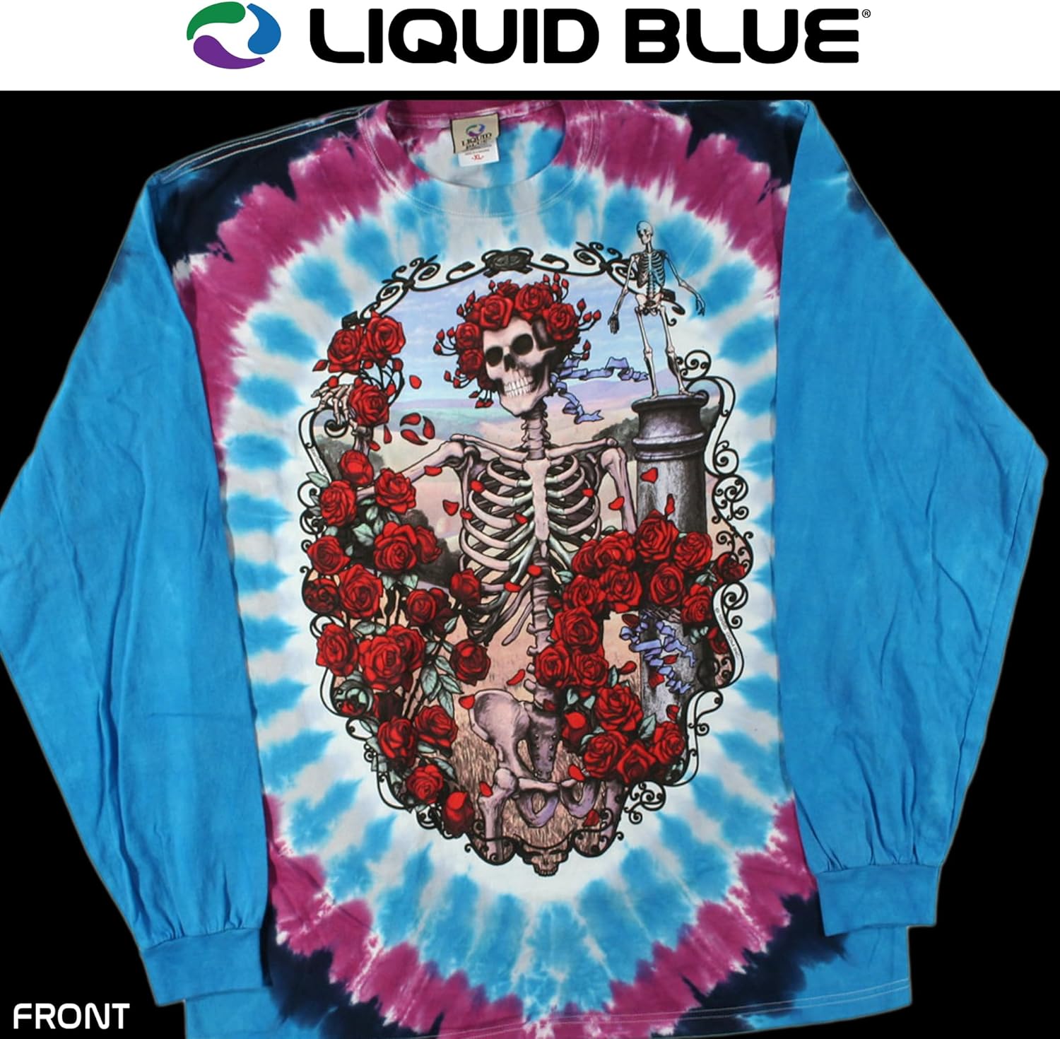 Liquid Blue Men's Grateful Dead 30Th Anniversary Long Sleeve T-Shirt - Image 2