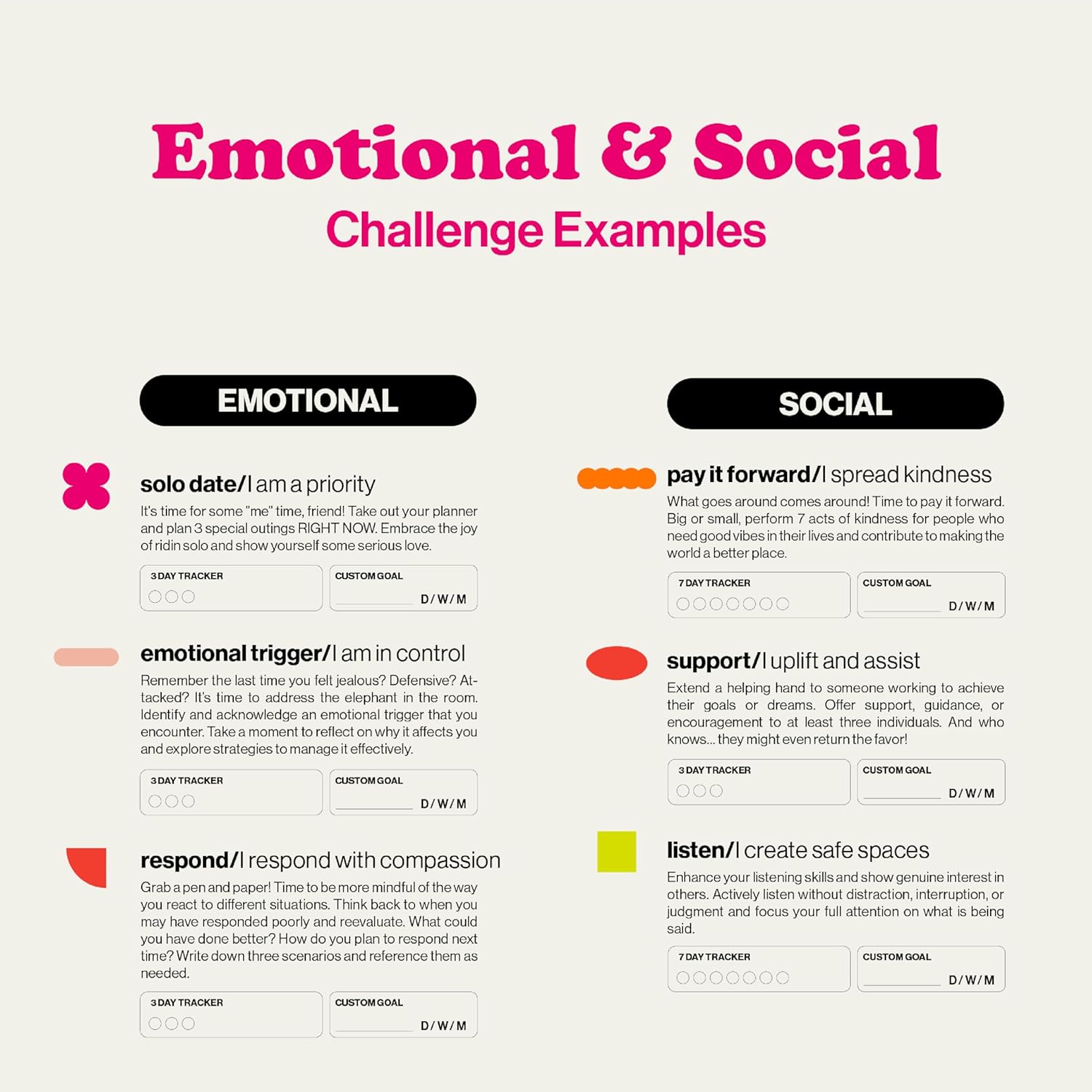 THE GEOPROJECT Mindful Challenge Water Bottle with Affirmation Stickers Kit, Insulated Stainless Steel Water Bottle with flip straw Lid, 32oz Cream Color - Image 5