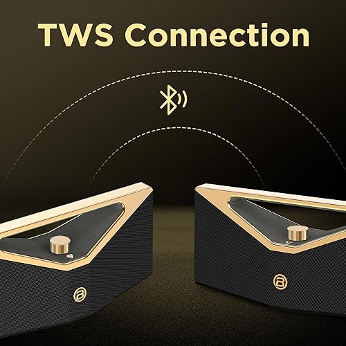 Miniatura 6 de BUGANI Altavoz Bluetooth de audio de alta resolución, 160 W, altavoz Bluetooth portátil grande con subwoofer de graves profundos, estéreo