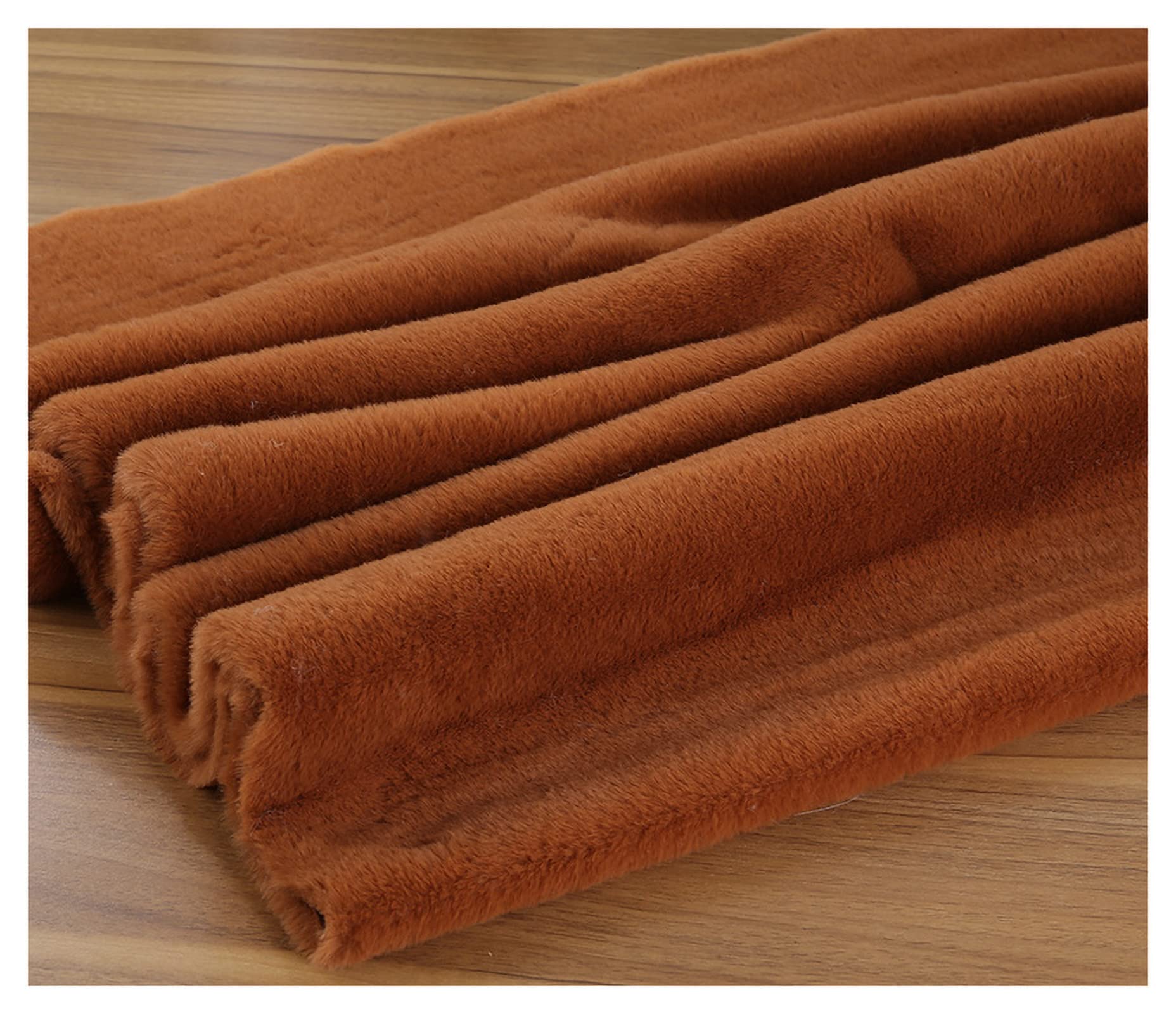 Generic Stoff, Plüsch Stoff Weich Verdicken Plüsch Stoff Zum Nähen Von Kleidung Schal Teppich/Dunkelbraun C/160 * 100Cm