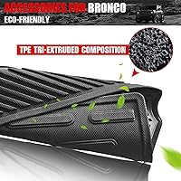 Vista 4 de Mabett Cubierta trasera del asiento trasero Protector de respaldo para Ford Bronco Accesorios 2025 2021-2024 con forro de asiento para perro Bronco