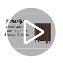 Tribesigns 6-Tier Shoe Cabinet with Shutter Doors, Large Wooden Shoe Organizer Rack with Adjustable Shelves, Modern Farmhouse Hidden Storage Furniture for Entryway, Hallway (Walnut)