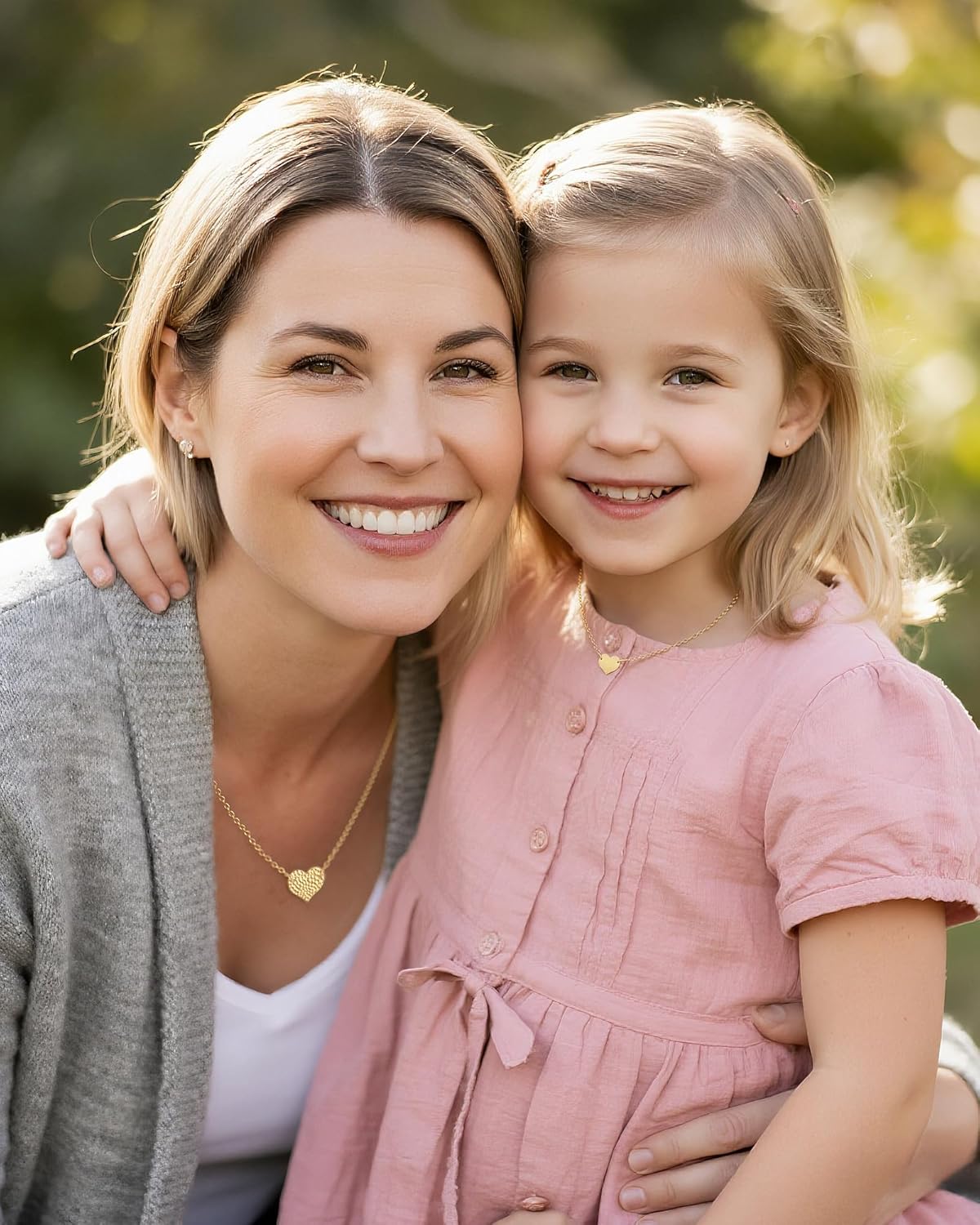 Mother Daughter Necklace Mommy and Me Matching Jewelry Gifts for Mom Daughter - Image 2