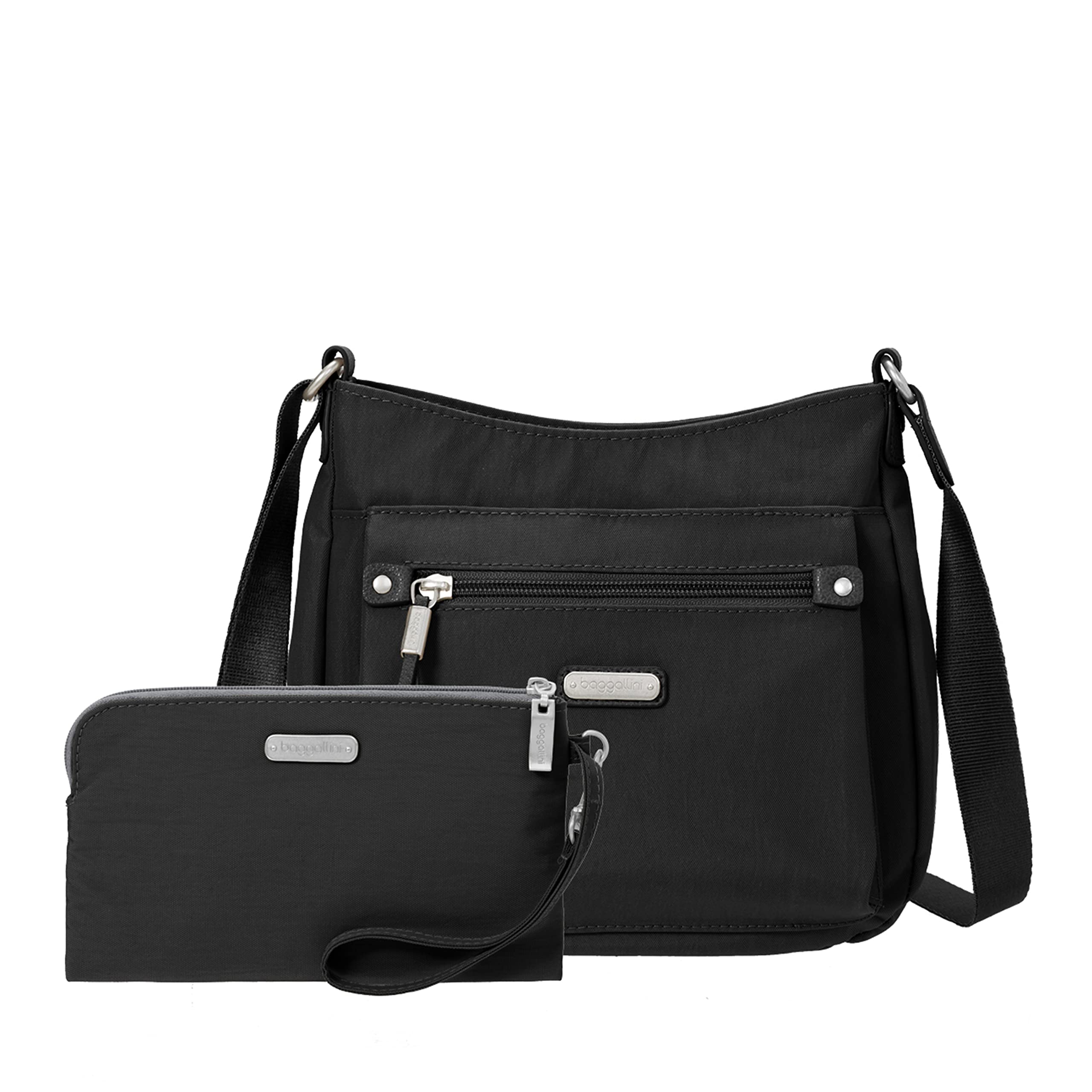 Baggallini womens Uptown Bagg With Rfid Wristlet One size