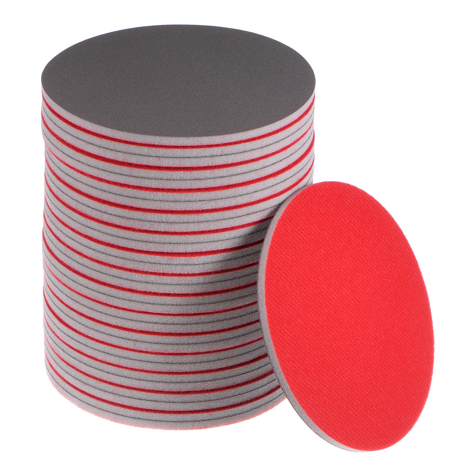 QUARKZMAN 30uds 2000 Grano Lijado Esponja 6 Pulgada Gancho y Bucle Esponja Lijado Disco Húmedo/Seco para Coche Madera Yeso Paneles Metal
