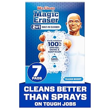 Amazon.com: Mr. Clean Magic Eraser Foaming Sponge, All