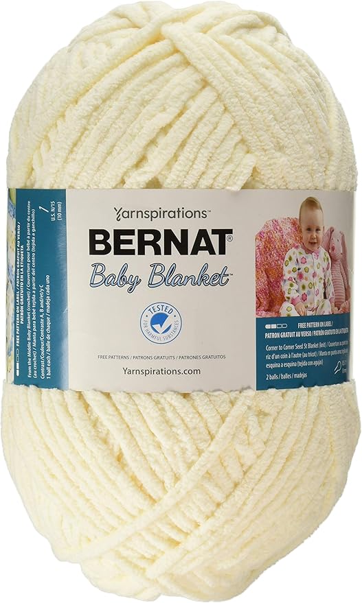 Amazon Com Bernat Baby Blanket Big Ball Yarn Vanilla Arts Crafts Sewing Amazon Com Bernat Baby Blanket Big Ball Yarn Vanilla Arts Crafts Sewing
