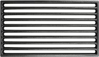 GFTIME Gusseisen Kaminrost Feuerrost Ofenrost 16 x 28 cm Gussrost für Kamin Aus Massivem Gusseisen, Ascherost für viele Kaminöfen, Öfen, 1 Stück