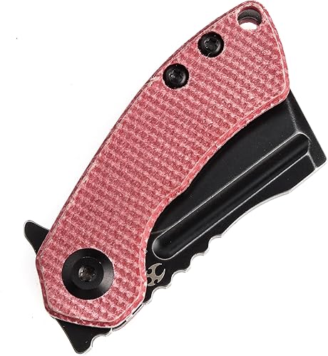 Miniatura 8 de KANSEPT T3030A1 Mini cuchillo de bolsillo Korvid cuchillo plegable para EDC con hoja de cuchilla de 145 pulgadas y mango G10 verde oliva mini aleta