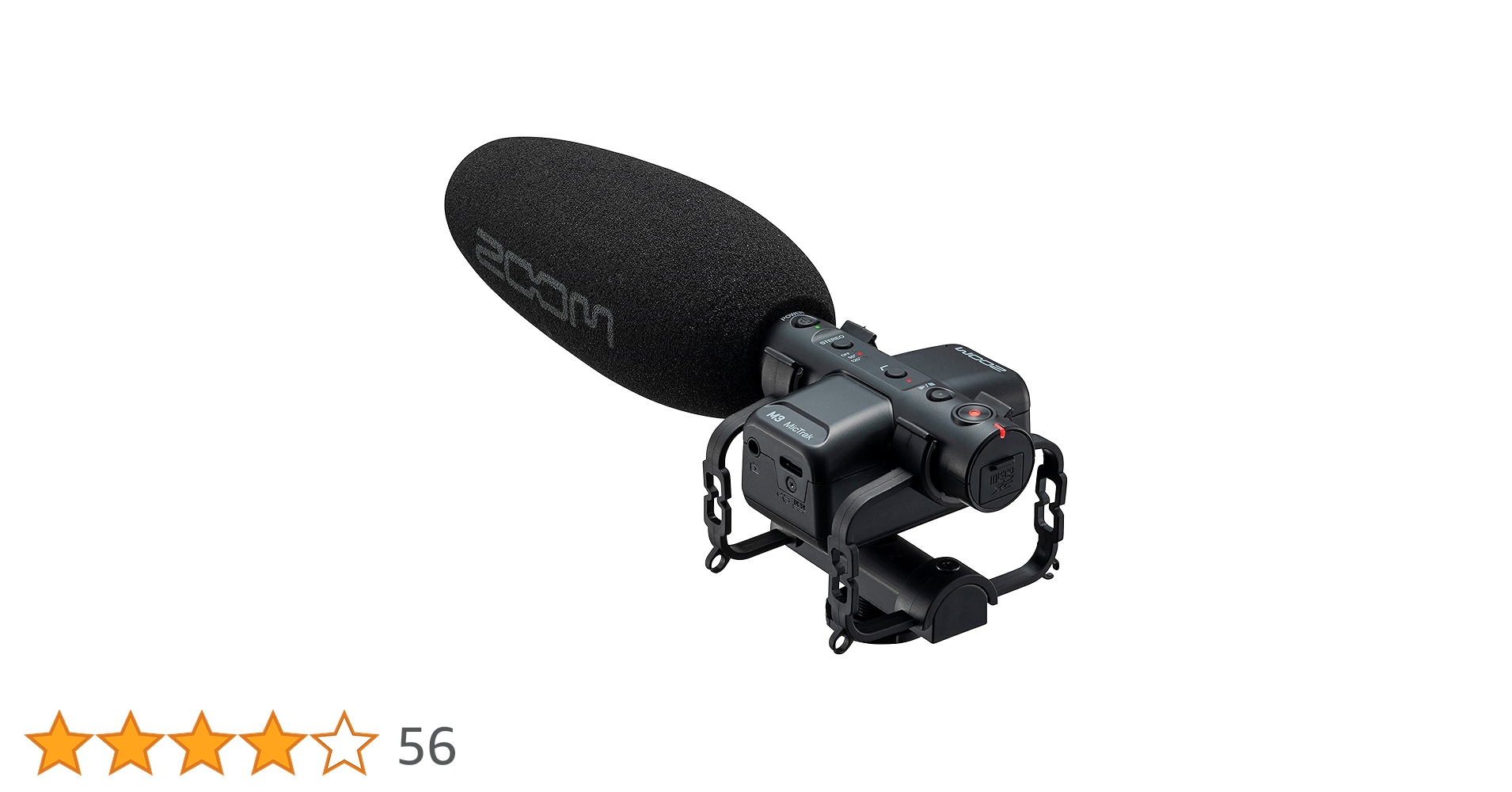 ZOOM M3 マイクセット Zoom Microfone espingarda M3 MicTrak estéreo para câmera com