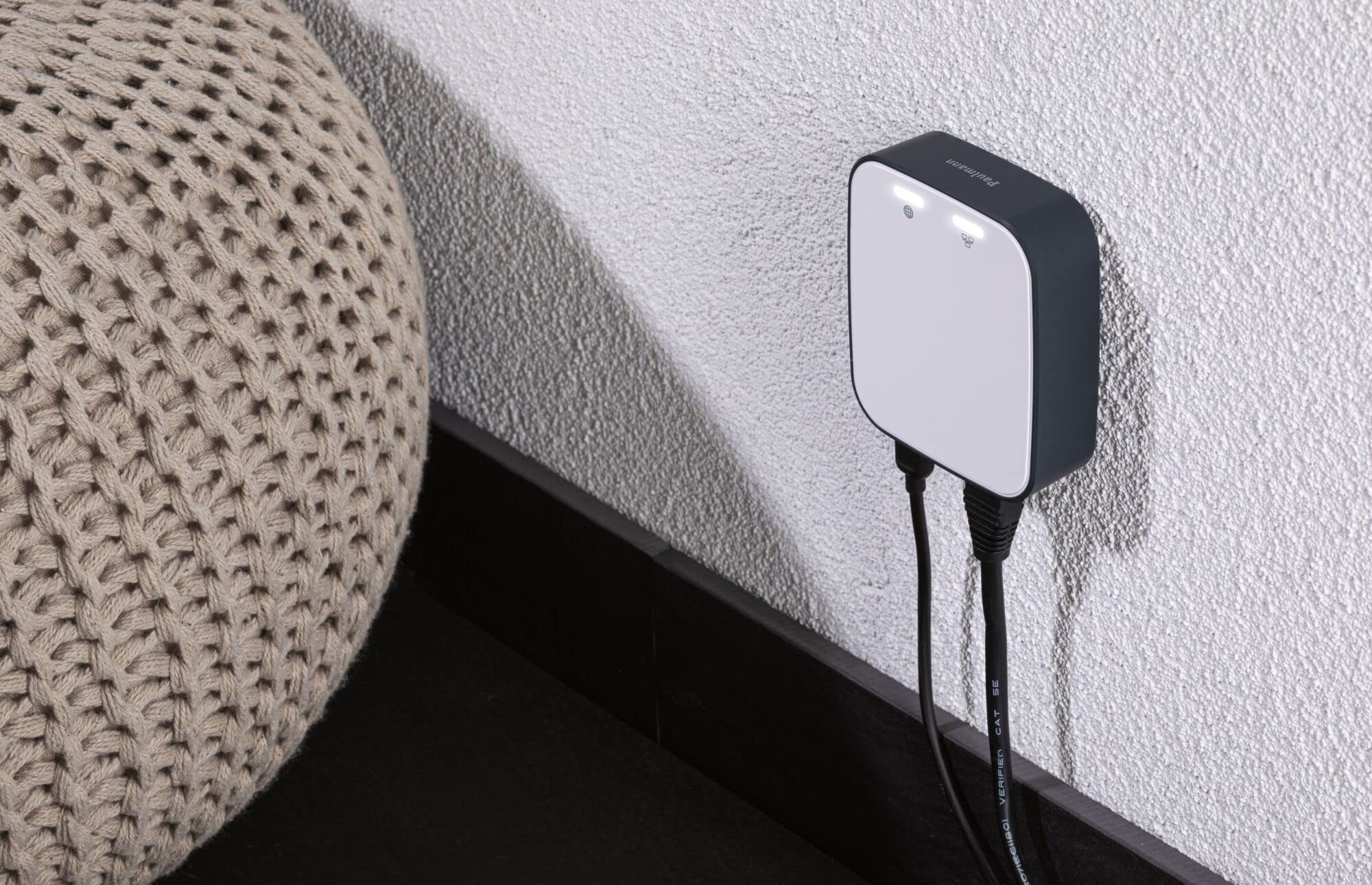 Paulmann 50135 Smart Home Zigbee Gateway Bridge Smik biały/antracyt tworzywo sztuczne centrala sterownicza