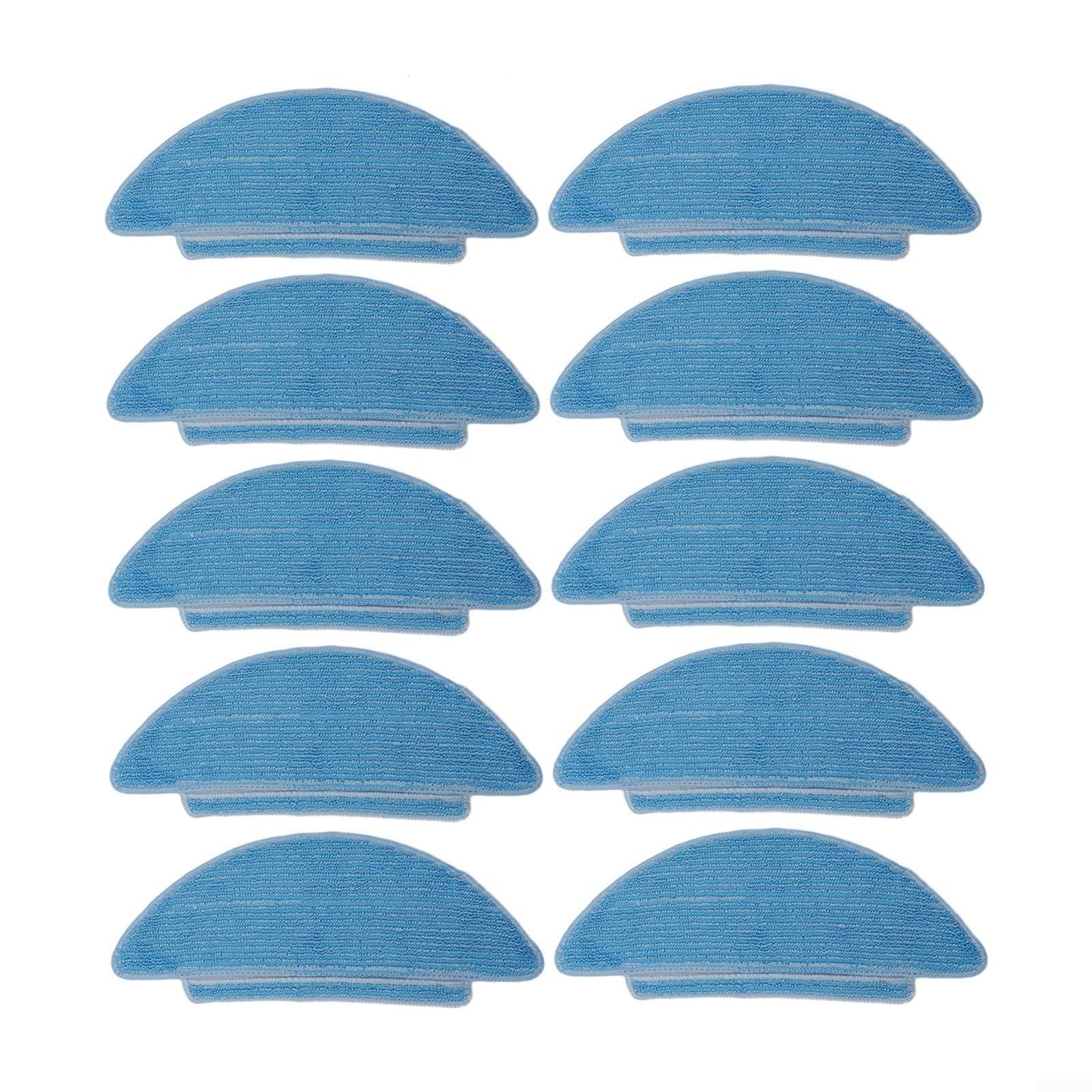 Ricambi Panni Lavabili Per Robot Aspirapolvere - Confezione Da 10 Pezzi Compatibile Con Tikom L9000, Lubluelu, Laresar L6
