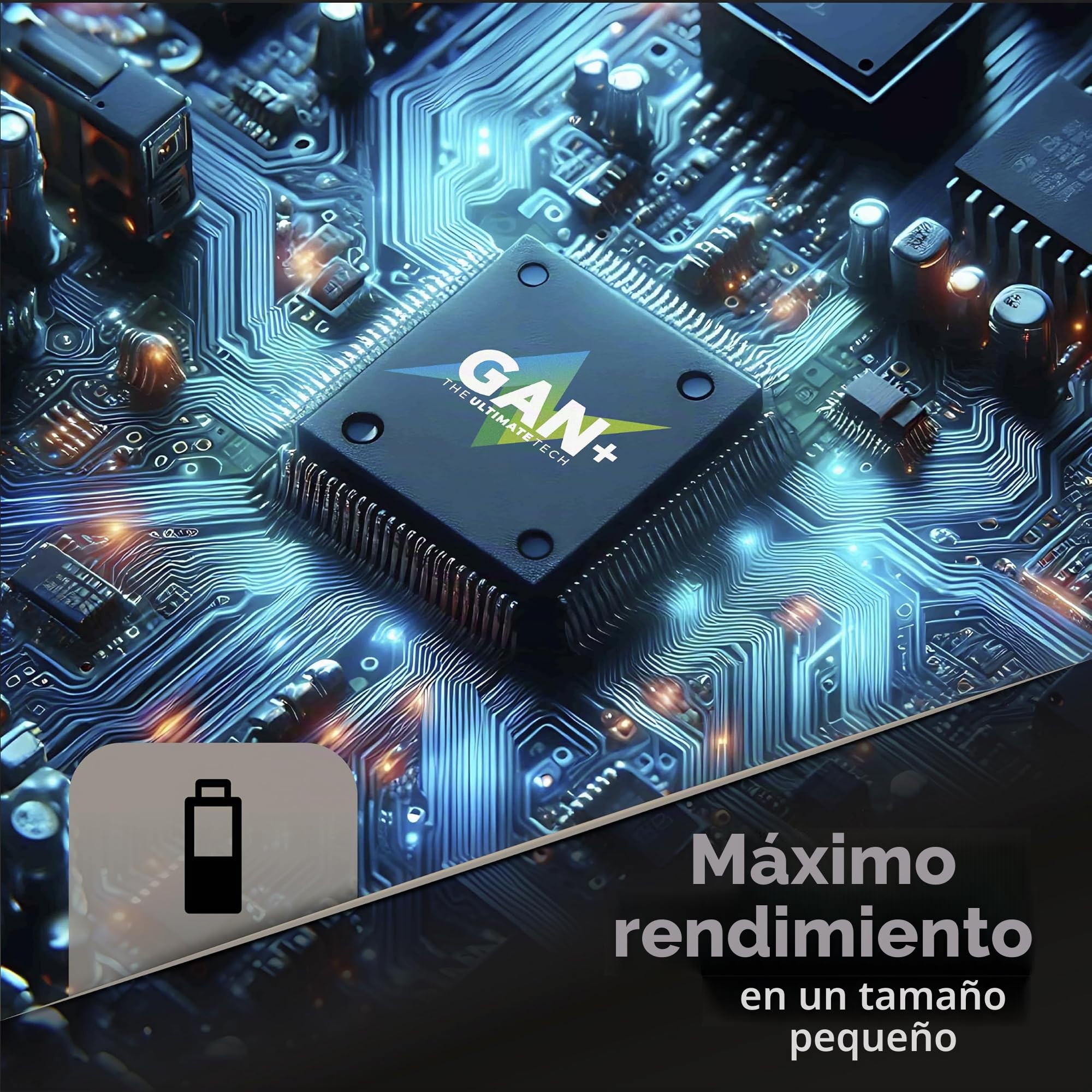 Cellularline PowerView IQ Cargador 67W con Pantalla TFT para Carga rapida y Control de Potencia en Tiempo Real, Negro