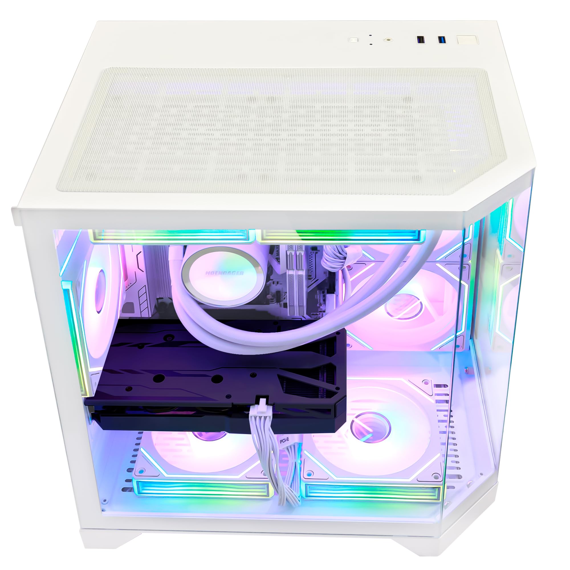 Amazon.com: HOENGAGER AI Gaming PC Desktop, RTX 5060 TI 16GB GDDR7