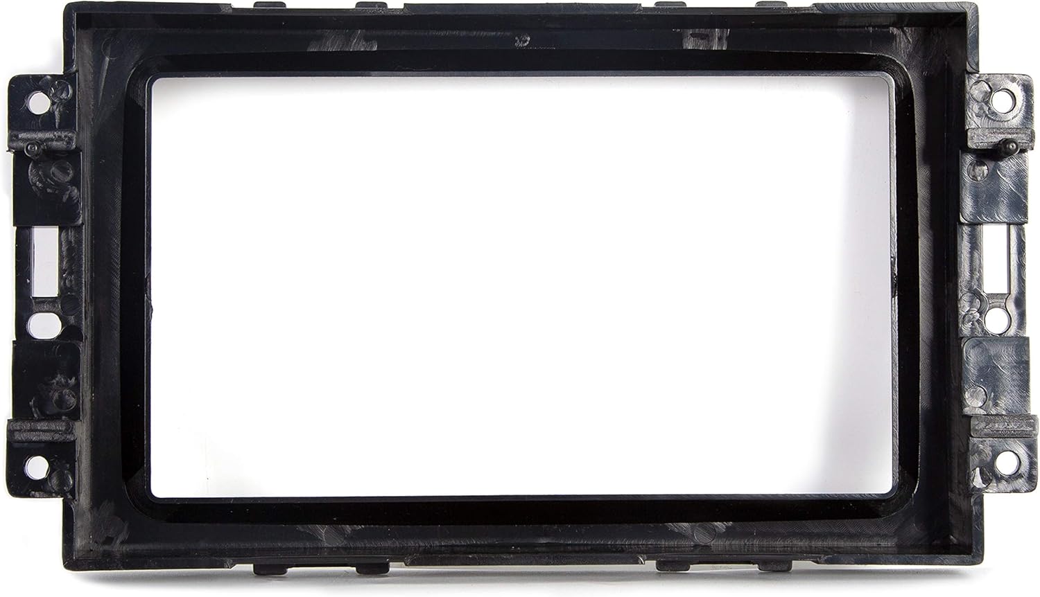 HECASA Double Din Dash Compatible with 2006-2007 Jeep Commander Radio Stereo Navigation Bezel Conversion Kit Dashboard Cover Wire Harness