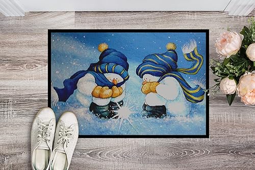 Miniatura 179 de Caroline's Treasures PJC1117JMAT - Felpudo para puerta delantera de 24 x 36 pulgadas, tapete antideslizante lavable de pelo bajo, 24 x 36 pulgadas