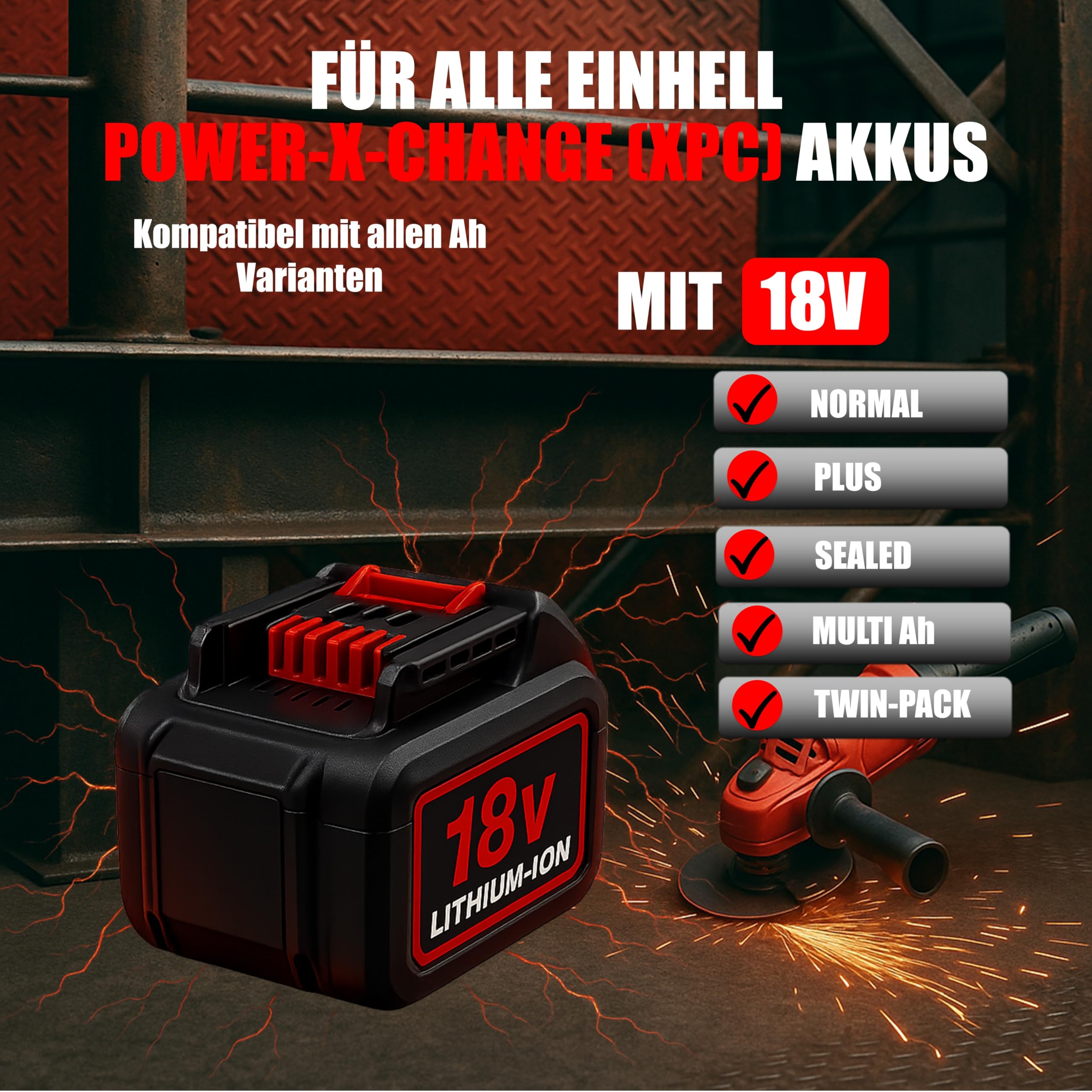 Uchwyt ścienny do akumulatorów i ładowarek Einhell [Made in Germany] uchwyt na akumulator do akumulatorów 18 V – Einhell uchwyt ścienny do ładowania – uchwyt ścienny do montażu na ścianie do porządku