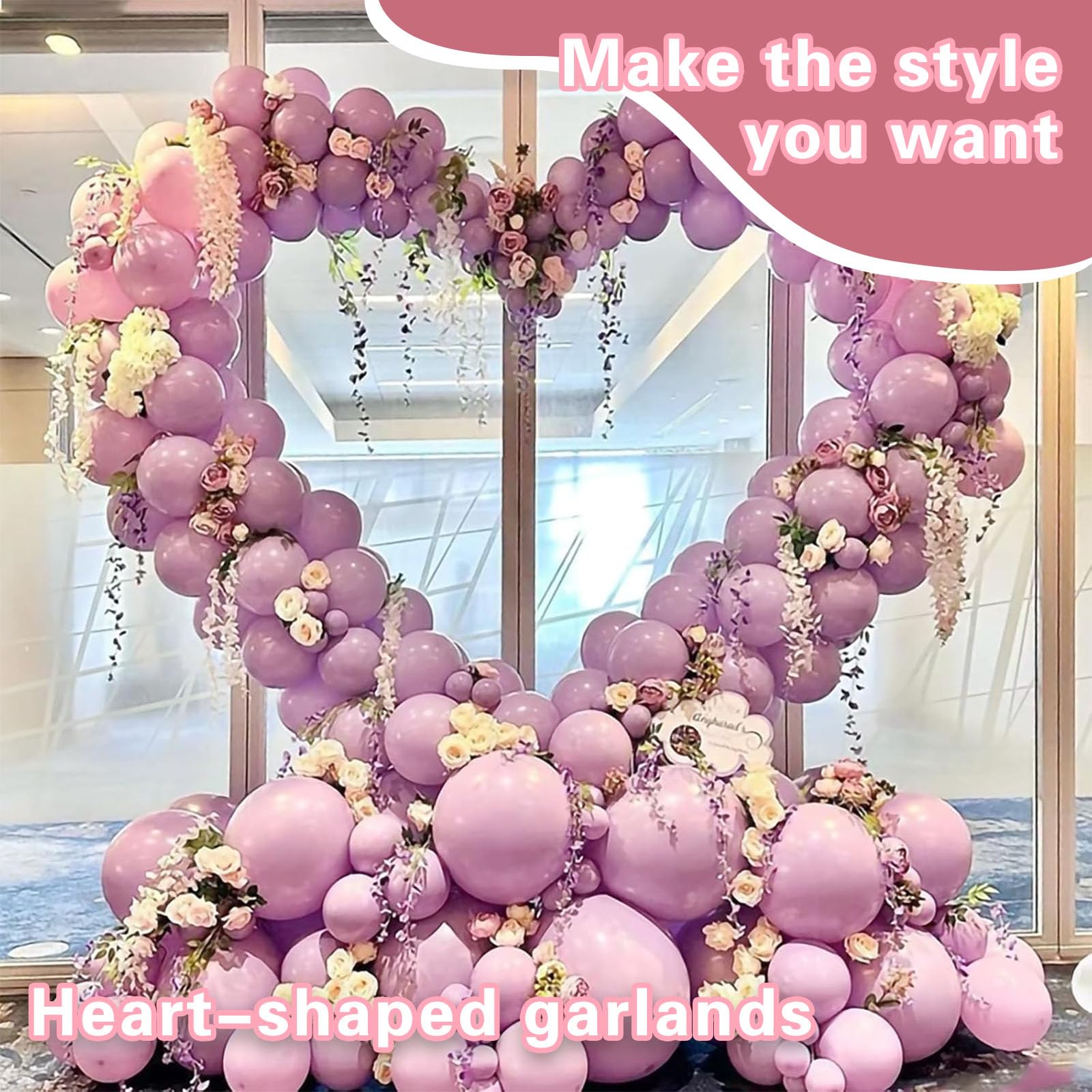 Arche Métallique En Forme De Cœur Pour Mariage - 2x2 M, Base Lestée, Montage Facile, Décoration événement