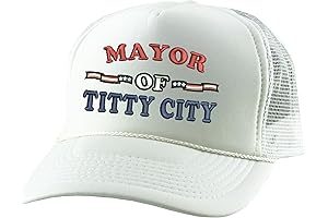 Mayor of Titty City Funny Trucker Hat for Women Adult Humor