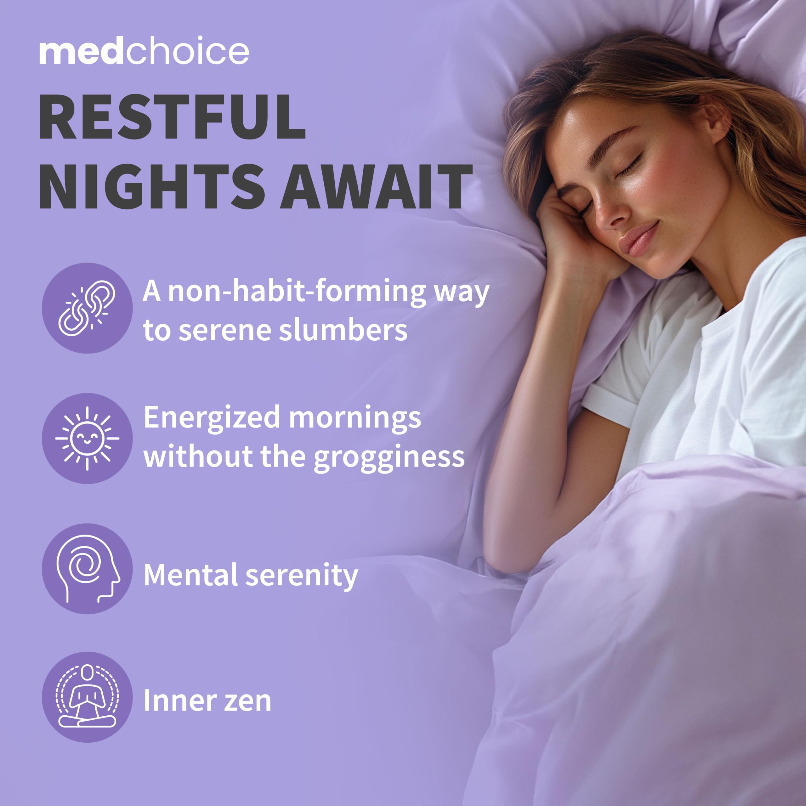 MedChoice 12-in-1 Melatonin 10mg Extra Strength Sleep Capsules, 90ct — Amazon image 4